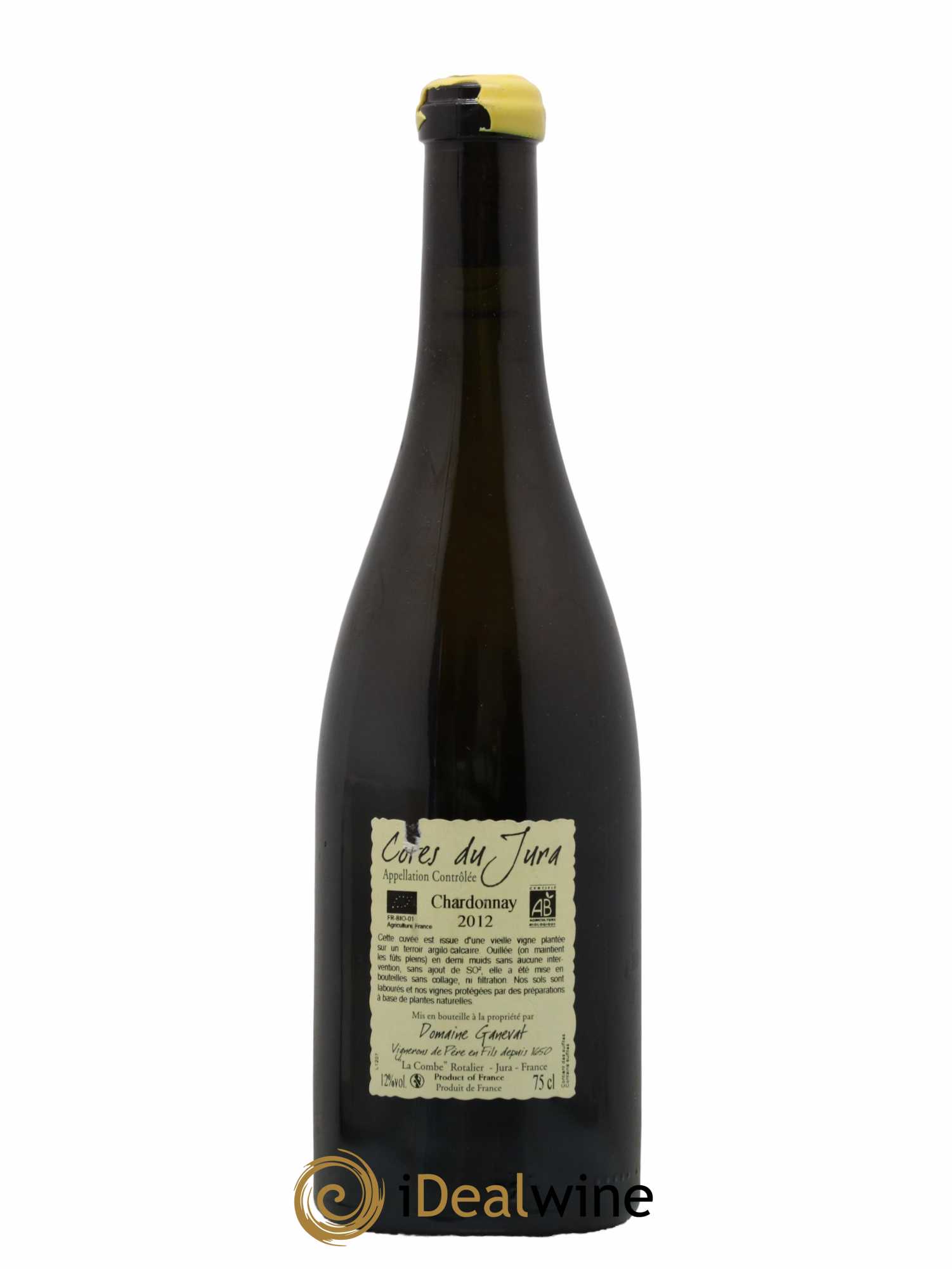 Côtes du Jura Les Chamois du Paradis Jean-François Ganevat (Domaine) 2012 - Lot de 1 bouteille - 1