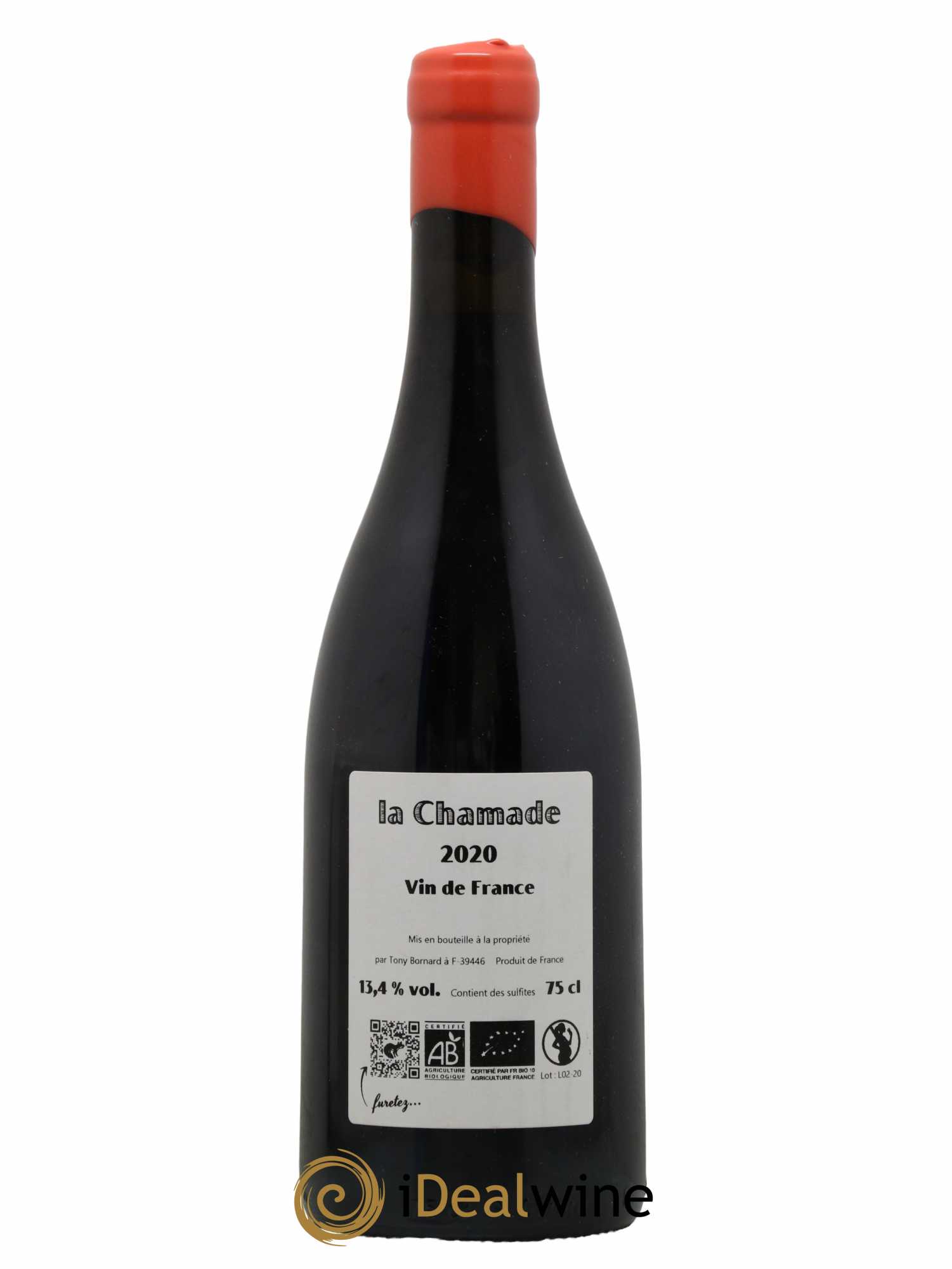 Vin de France La Chamade Bornard 2020 - Lot de 1 bouteille - 1