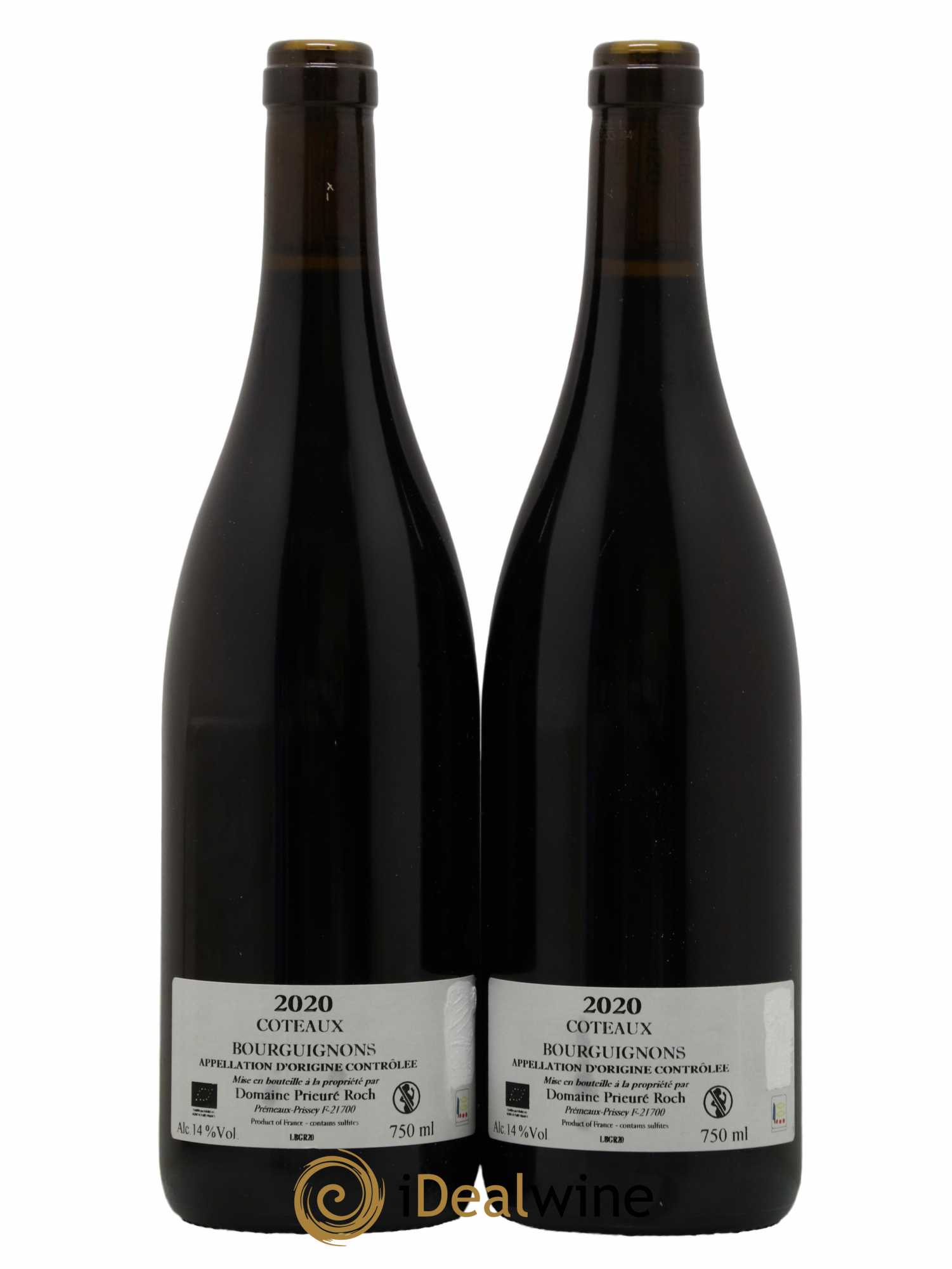 Côteaux Bourguignons Prieuré Roch 2020 - Lot de 2 bouteilles - 1