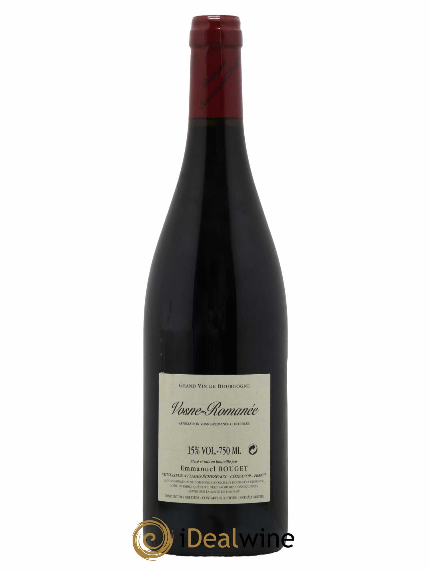 Vosne-Romanée Emmanuel Rouget 2019 - Lot de 1 bouteille - 1