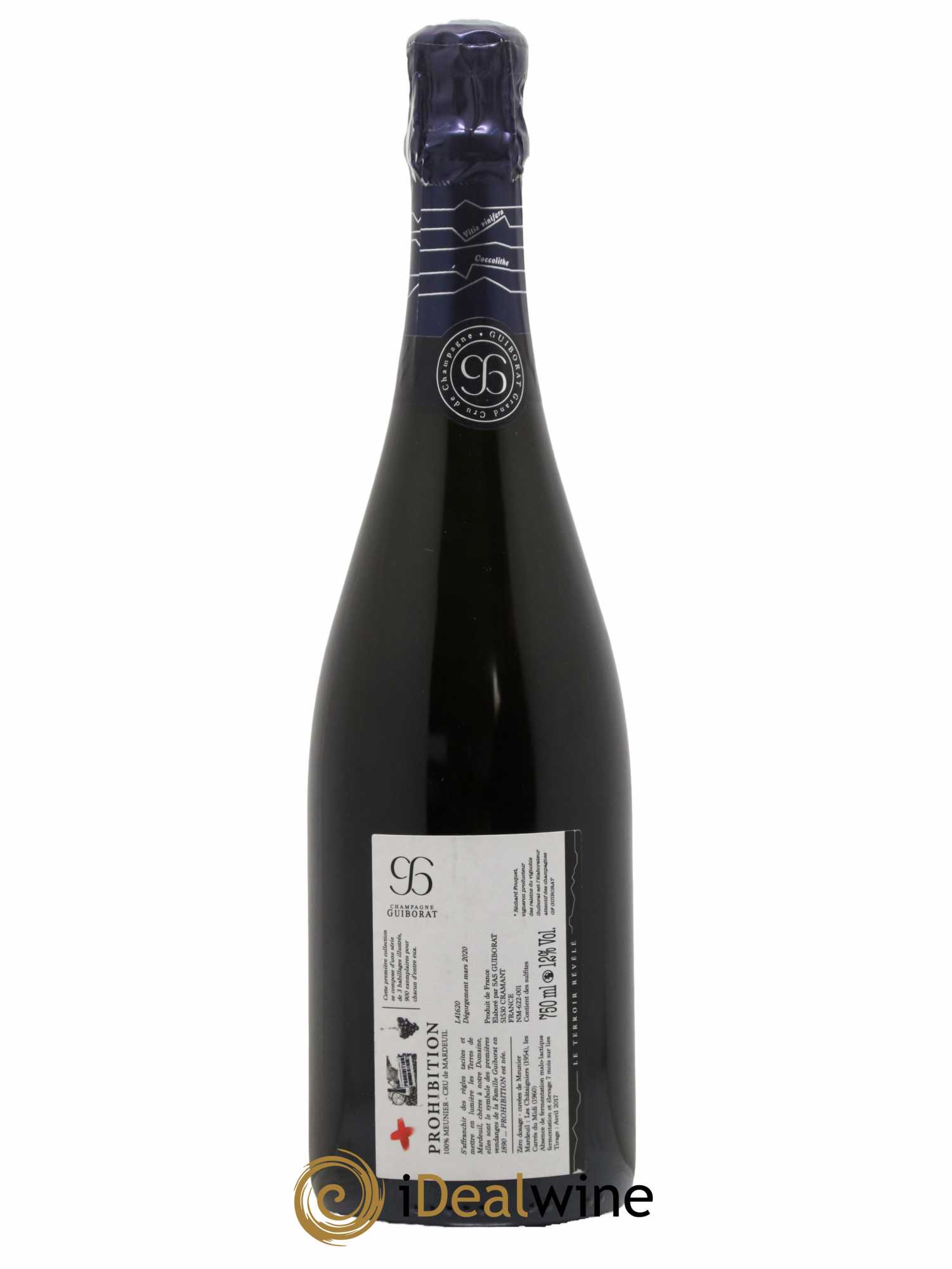 Prohibition 100% Meunier Guiborat - Lot de 1 bouteille - 1