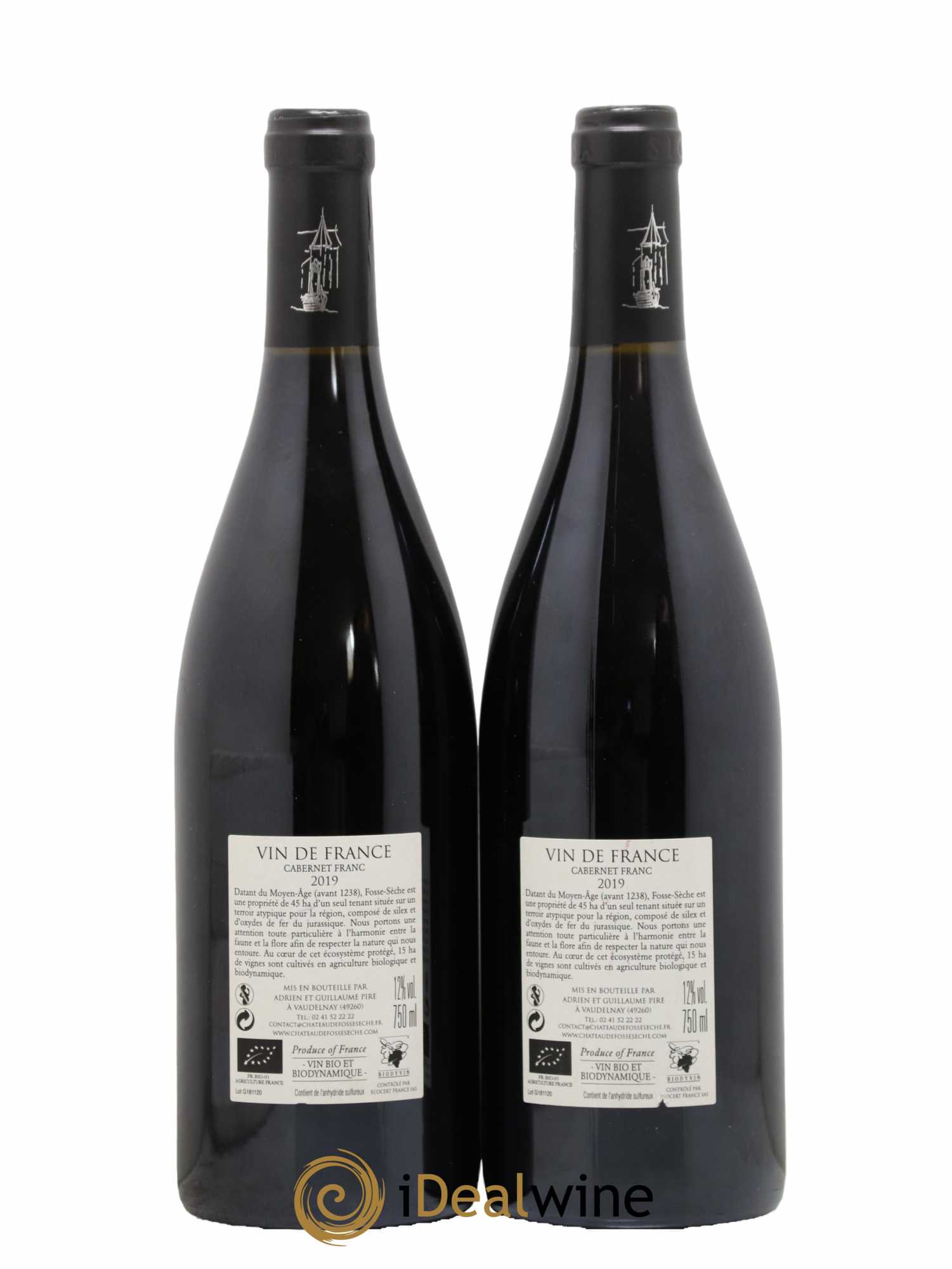 Vin de France Gondwana Château de Fosse-Sèche 2019 - Lot de 2 bouteilles - 1