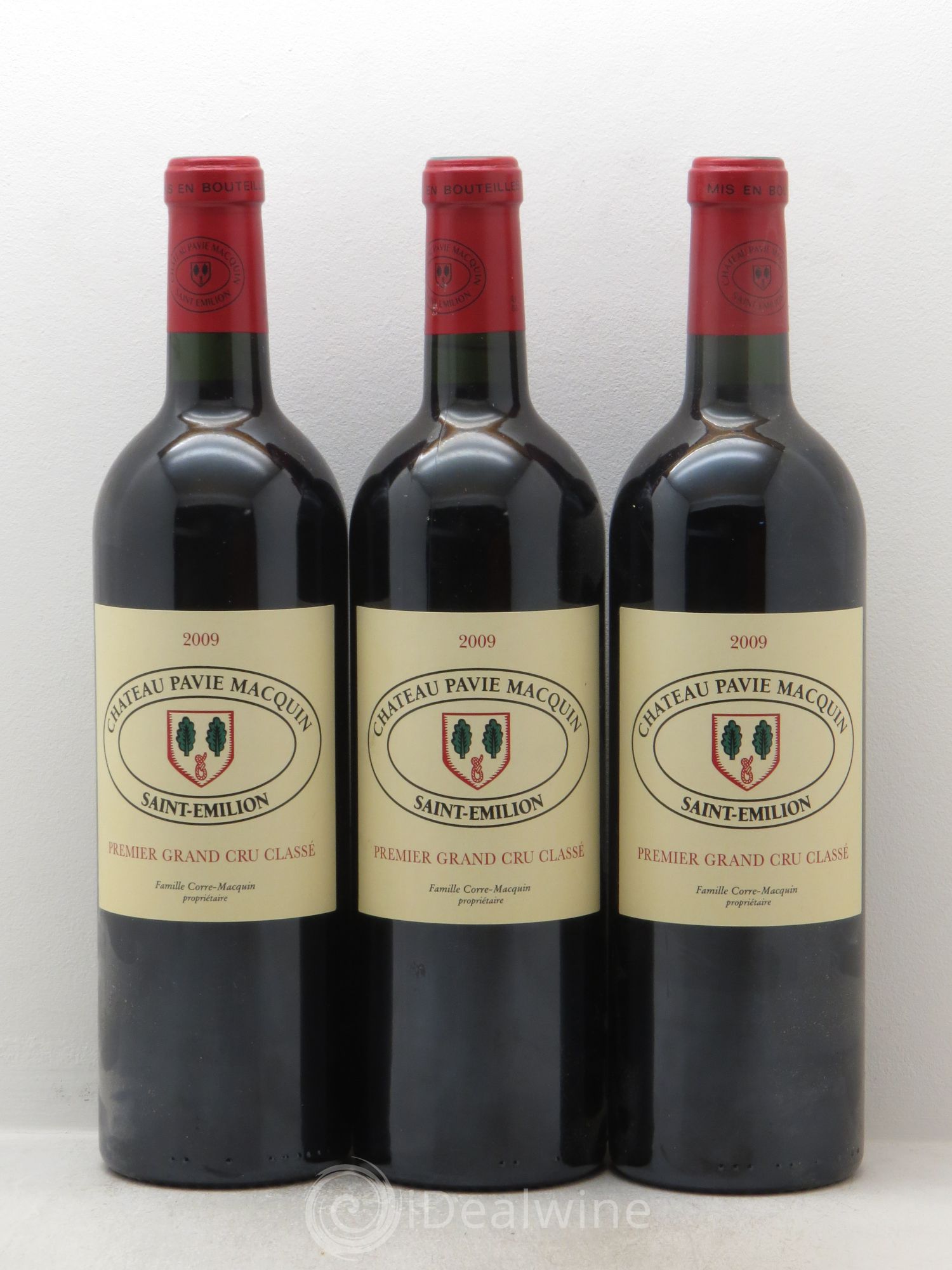 Château Pavie Macquin 1er Grand Cru Classé B 2009 - Lot de 3 bouteilles - 0