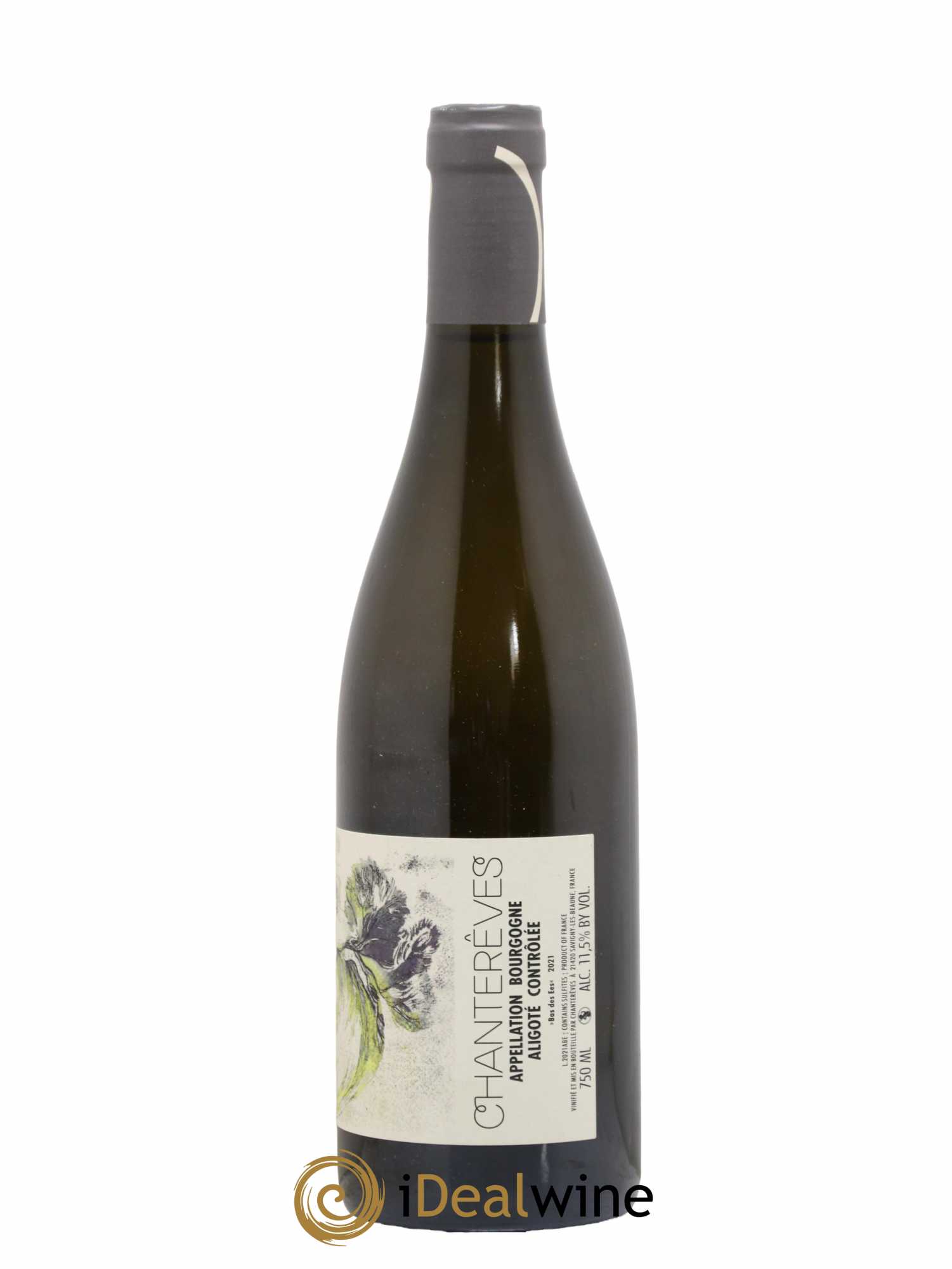 Bourgogne Aligoté Bas des Ees Chantereves  2021 - Lot de 1 bouteille - 1