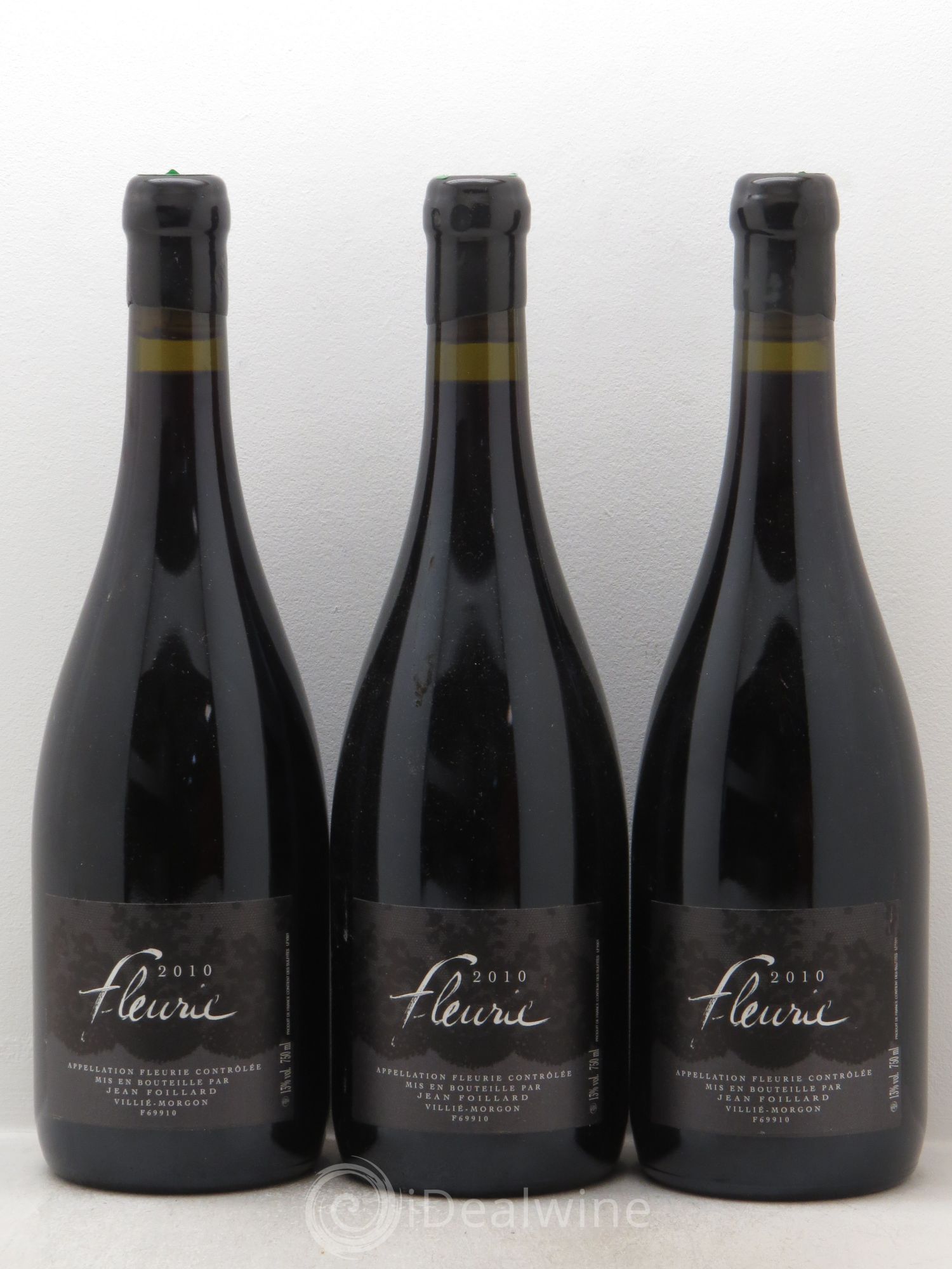 Fleurie Jean Foillard 2010 - Lot de 3 bouteilles - 0