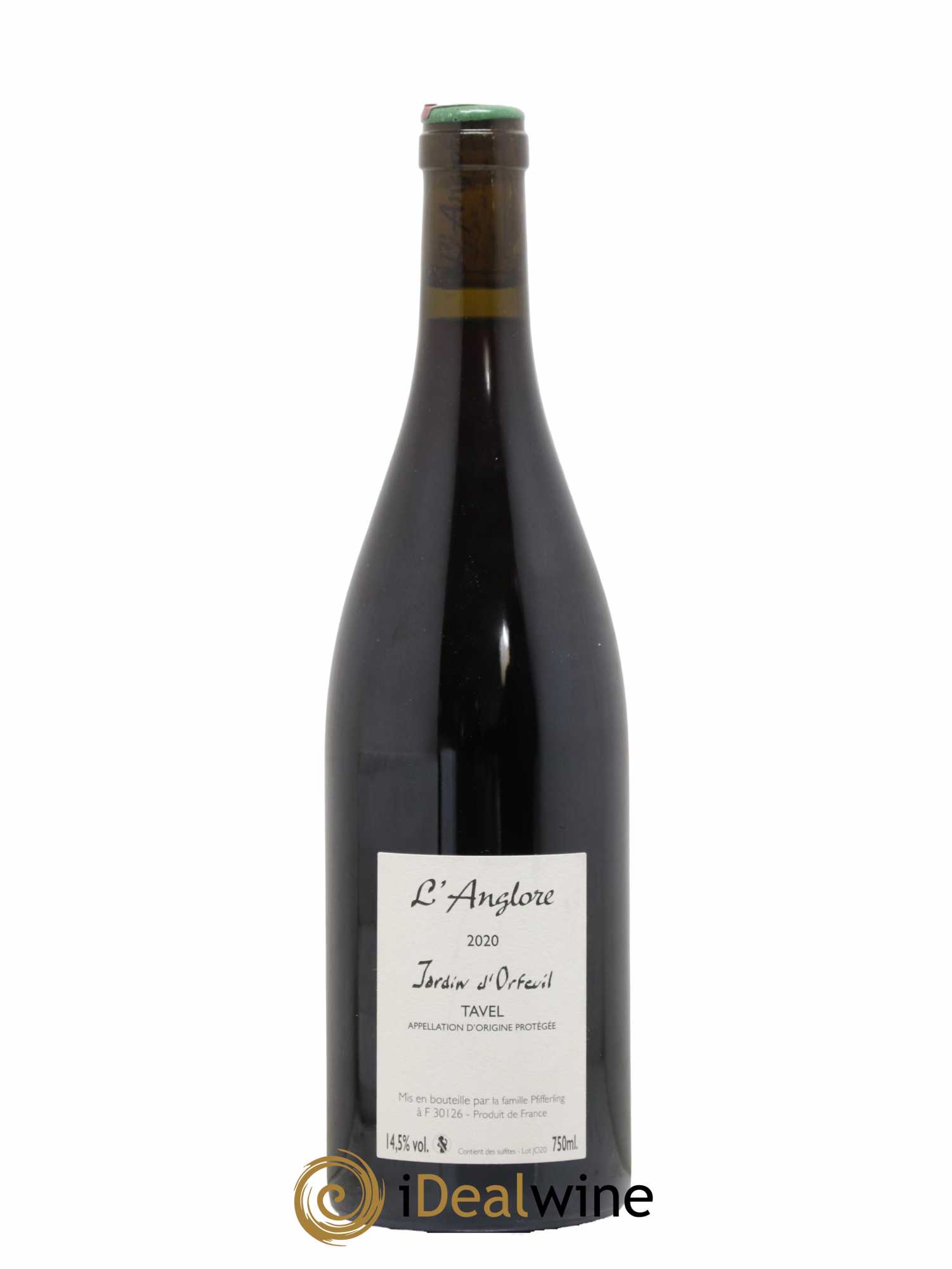 Tavel Jardin D'Orfeuil L'Anglore 2020 - Lot de 1 bouteille - 1