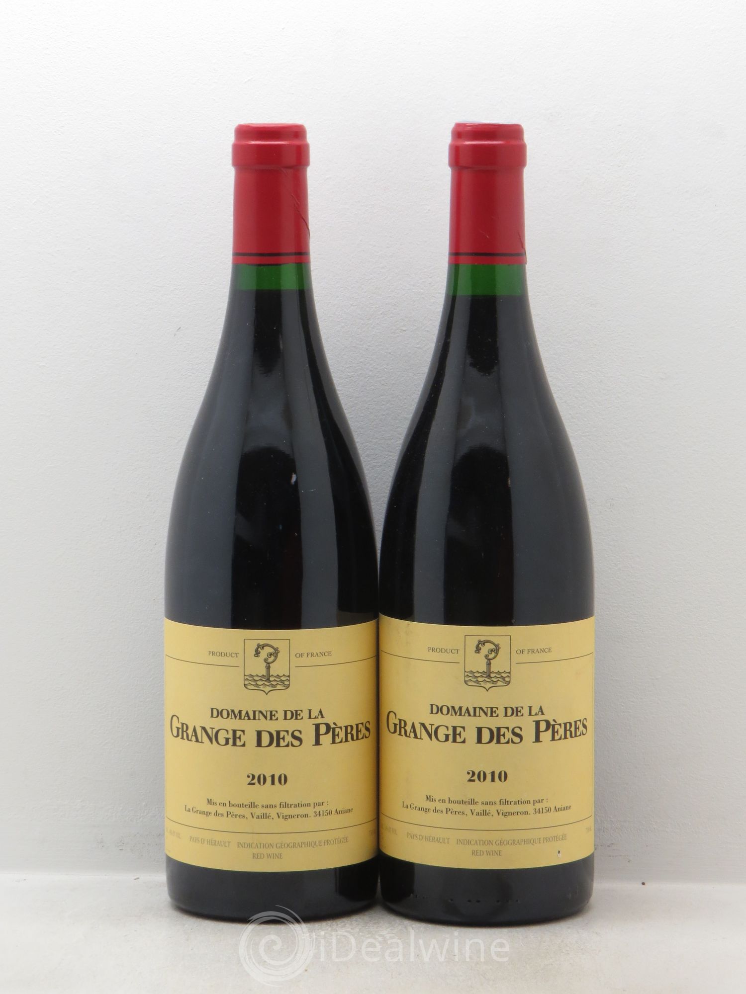 Pays d'Hérault Grange des Pères Laurent Vaillé 2010 - Lot de 2 bouteilles - 0