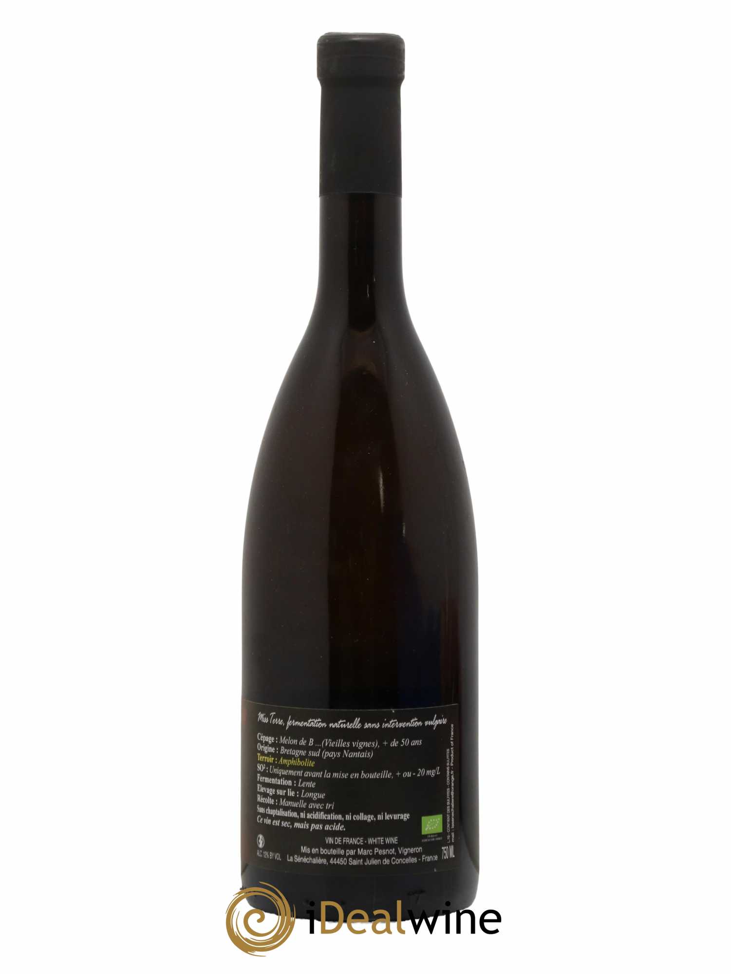Vin de France Miss Terre Amphibolite Domaine de la Senechaliere 2020 - Lot de 1 bouteille - 1