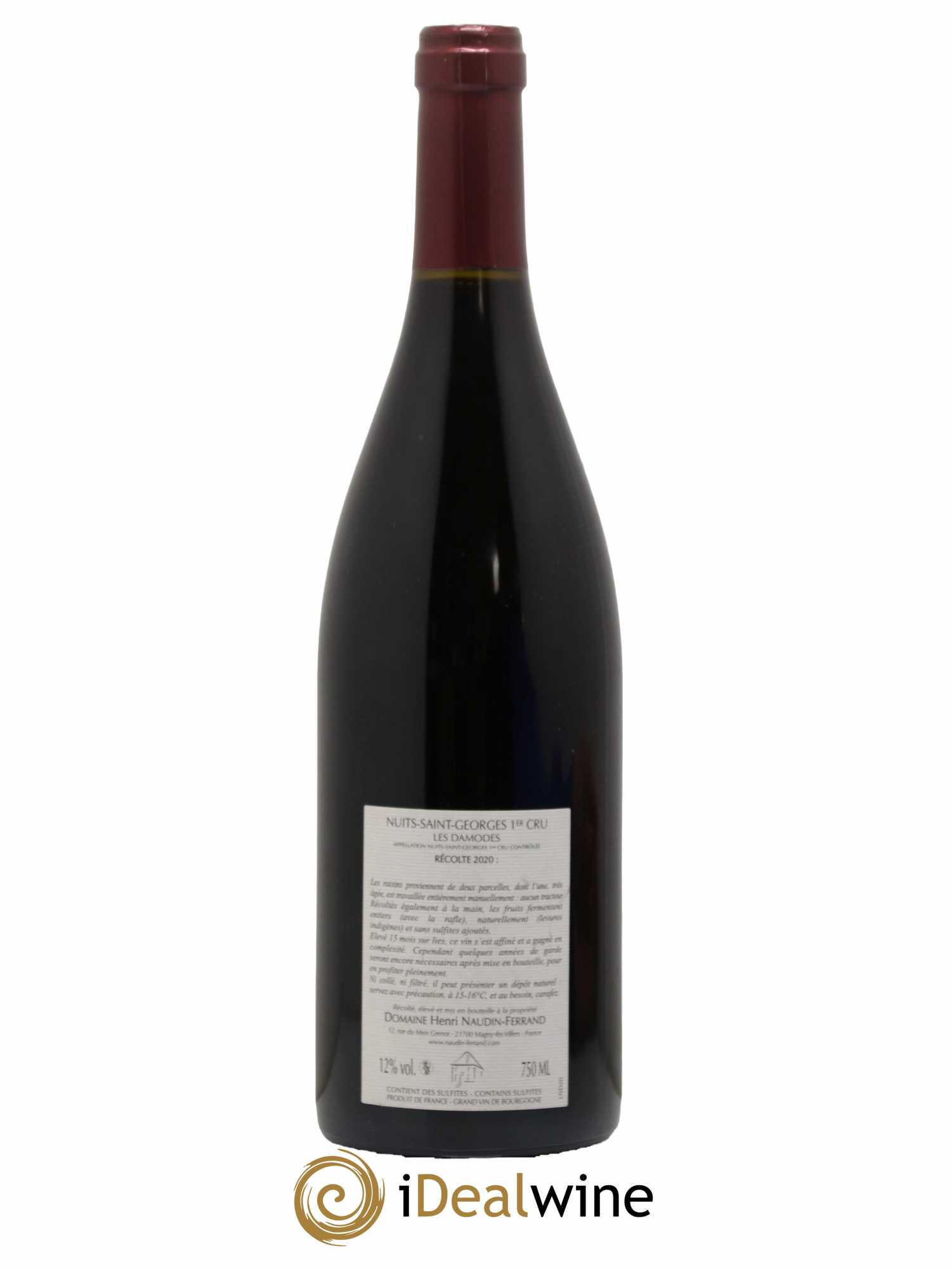 Nuits-Saint-Georges 1er Cru Les Damodes Naudin-Ferrand (Domaine) 2020 - Lot de 1 bouteille - 1