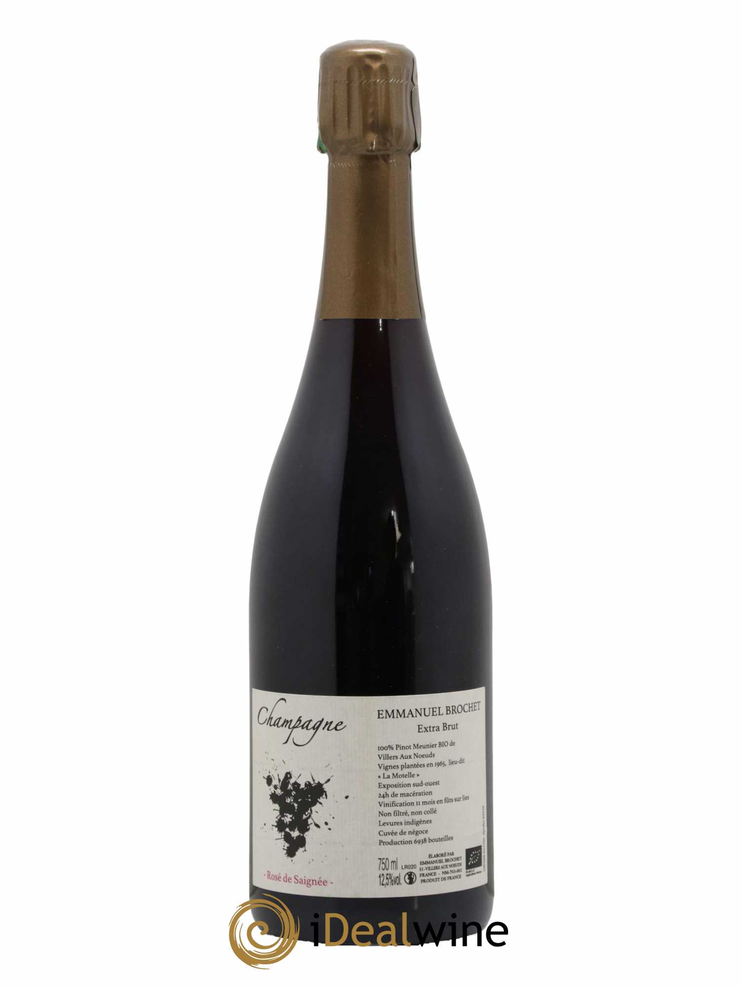 Rosé de Saignée Extra-Brut Emmanuel Brochet - Lot de 1 bouteille - 0