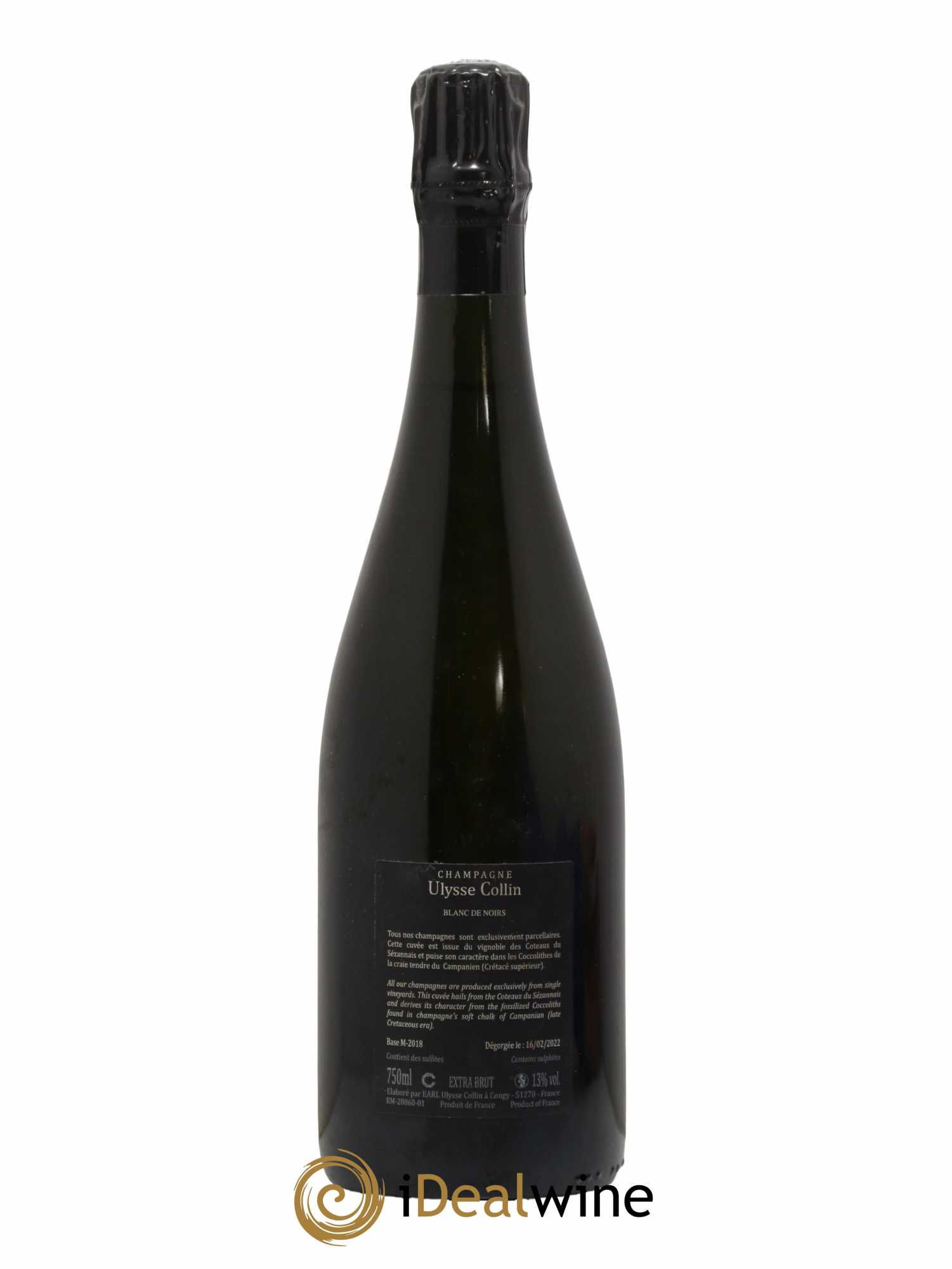 Les Maillons Blanc de Noirs Extra-Brut Ulysse Collin - Lot de 1 bouteille - 1