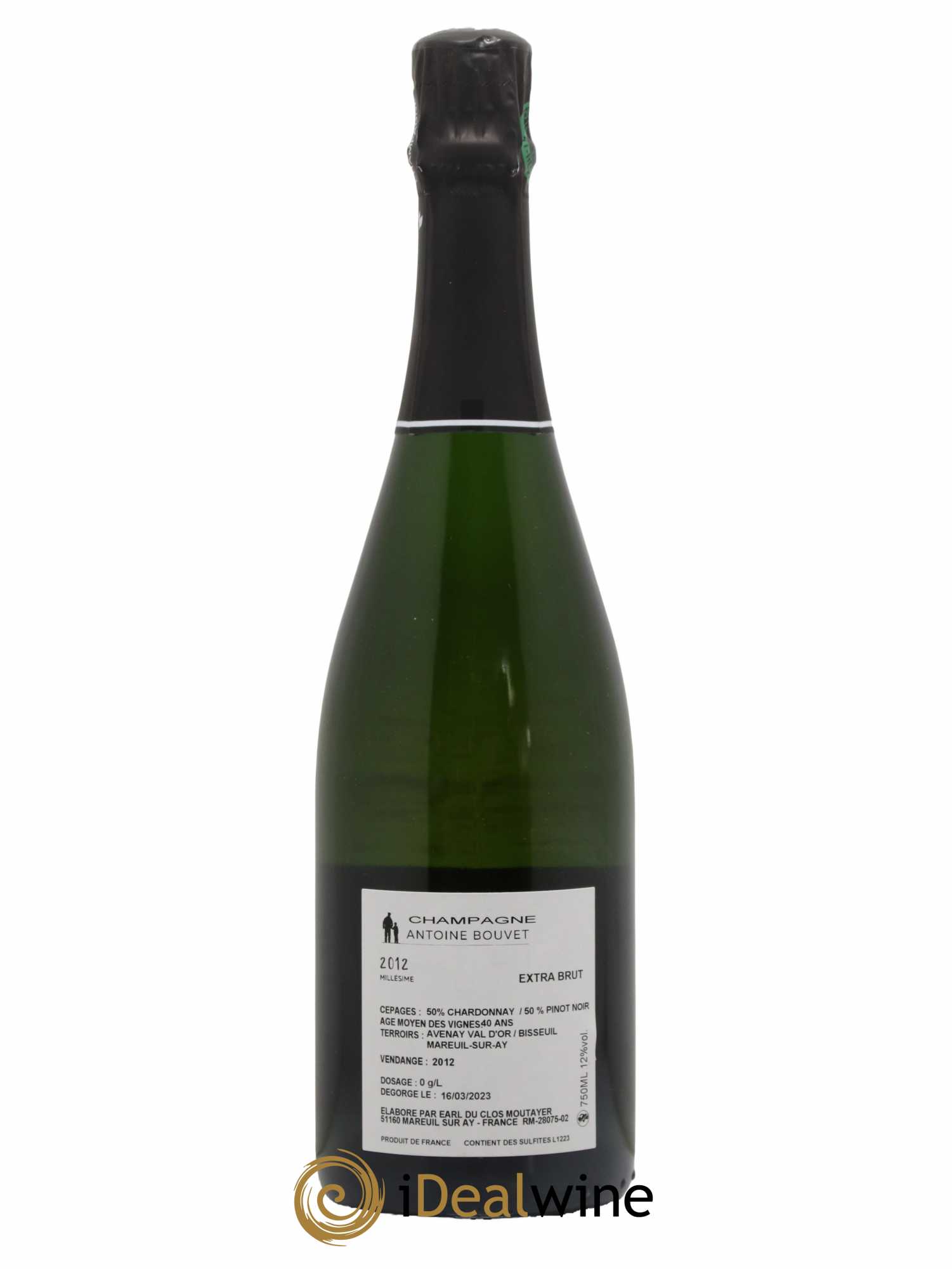 Brut Antoine Bouvet 2012 - Lot de 1 bouteille - 1