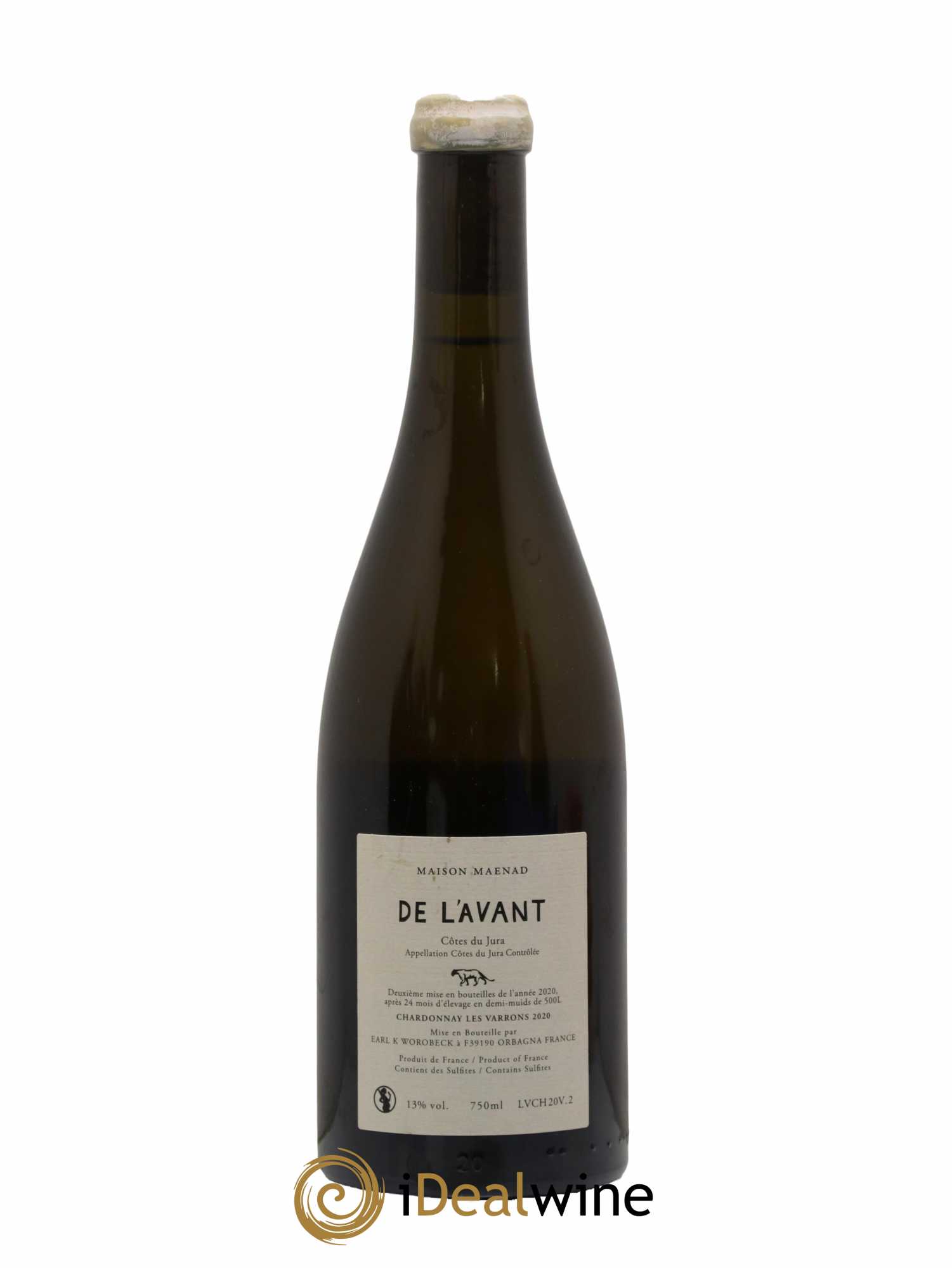 Côtes du Jura De l'Avant Les Varrons Katie Worobeck Maison Maenad 2020 - Lot de 1 bouteille - 1