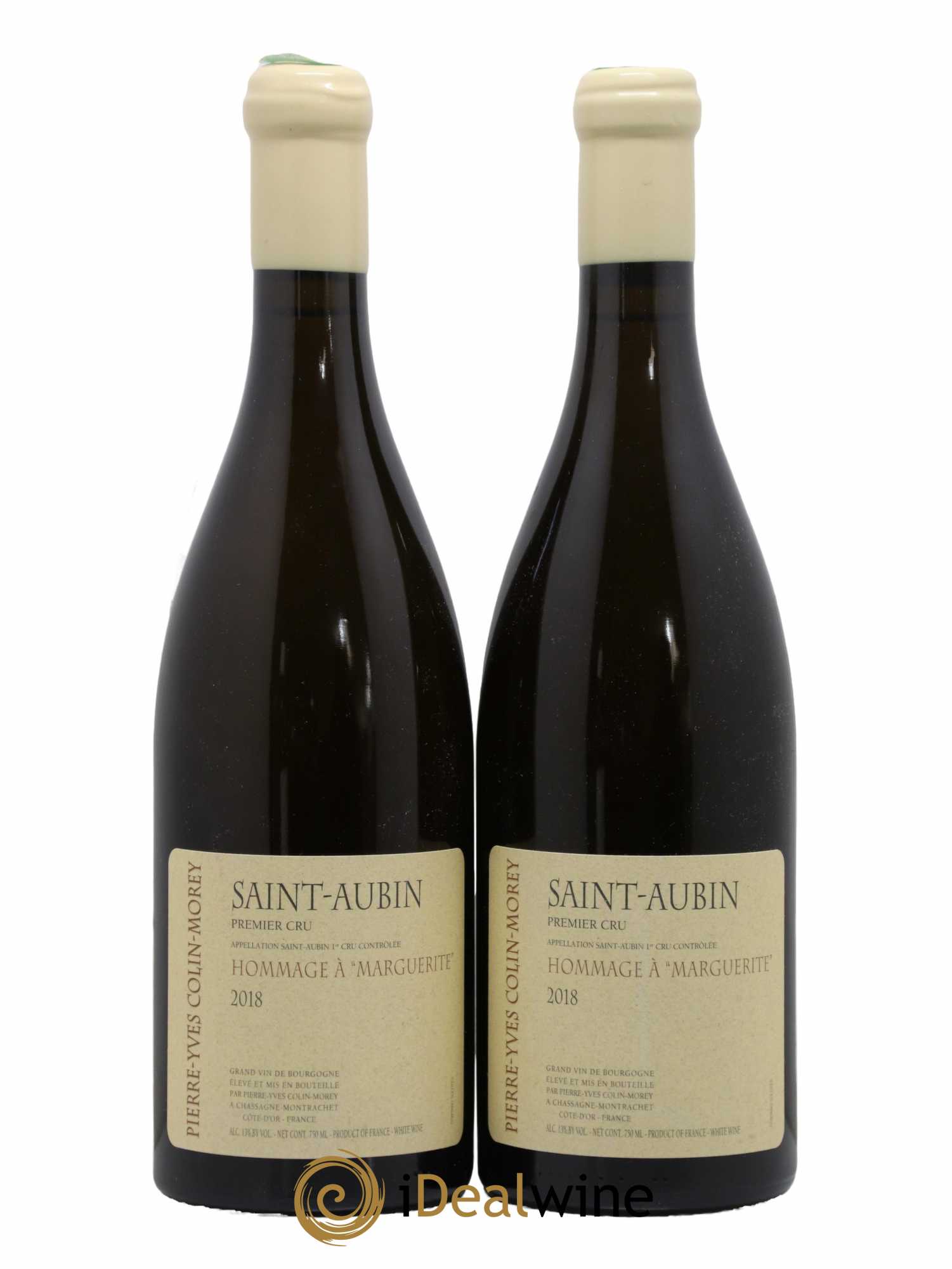 Saint-Aubin 1er Cru Hommage à Marguerite Pierre-Yves Colin Morey 2018 - Lot de 2 bouteilles - 0