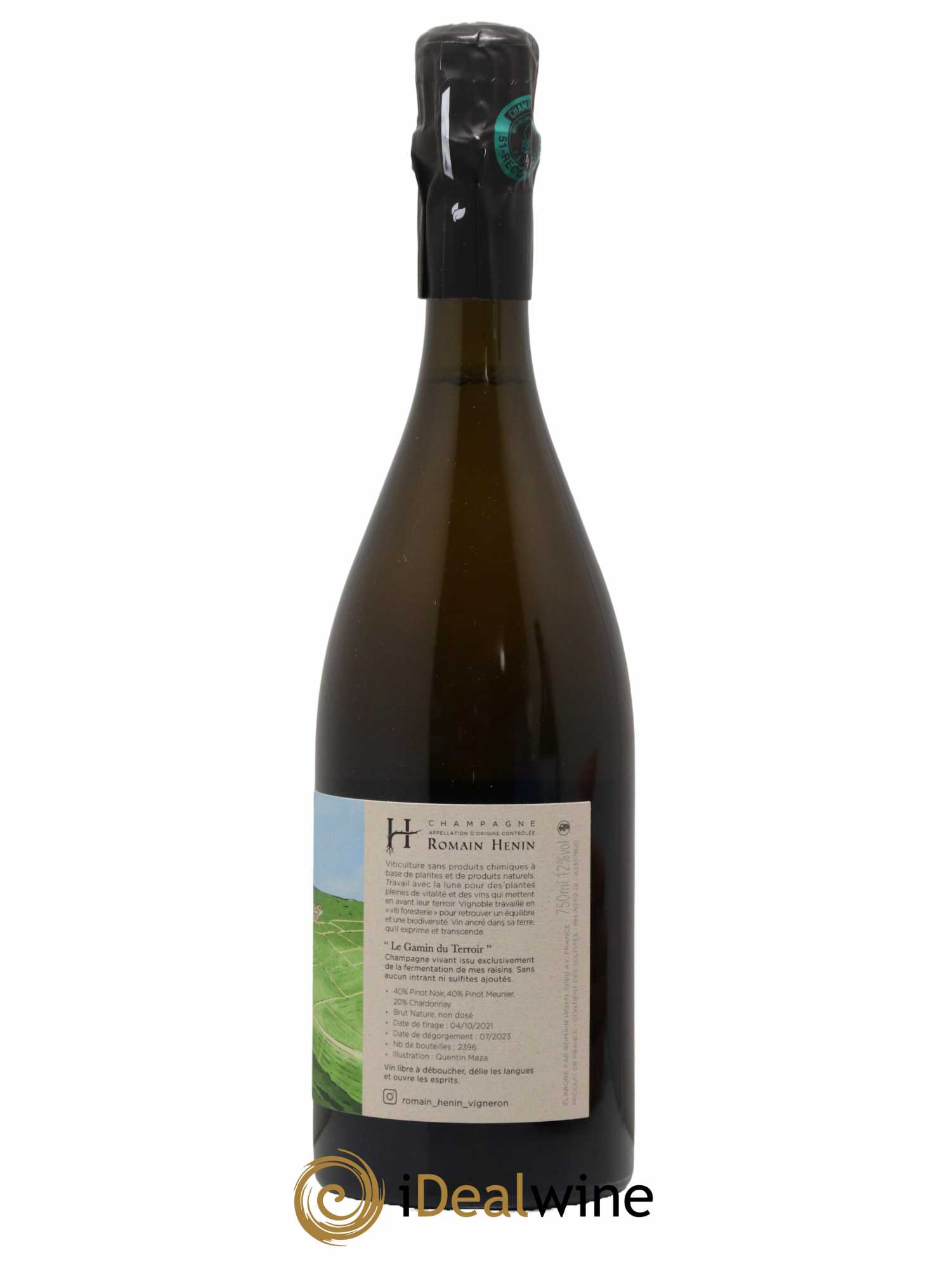 Gamin du Terroir Romain Henin Pinot Noir Meunier Chardonnay - Lot de 1 bouteille - 1