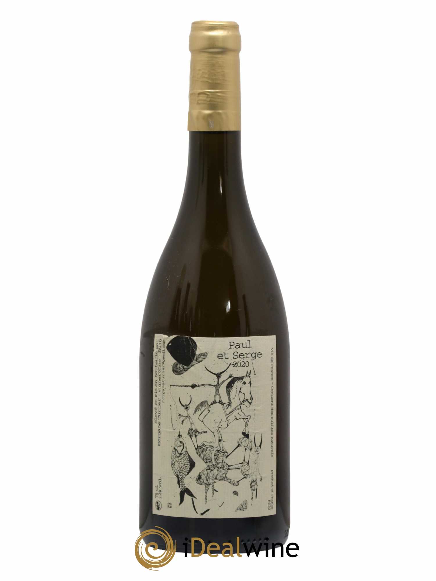 Vin de France Paul et Serge Morgane Turlier 2020 - Lot de 1 bouteille - 0