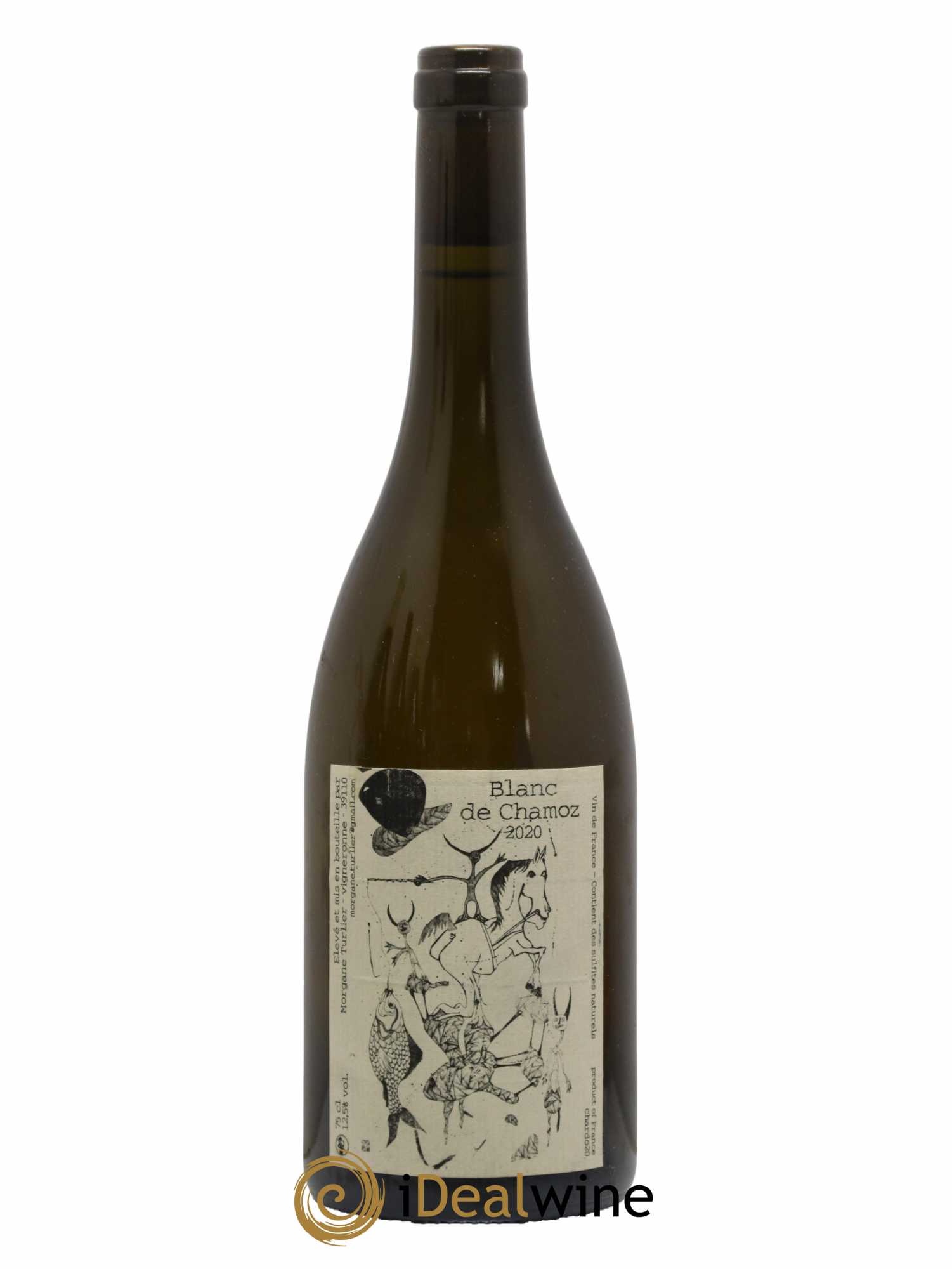 Vin de France Blanc de Chamoz Chardonnay Morgane Turlier 2020 - Lot de 1 bouteille - 0