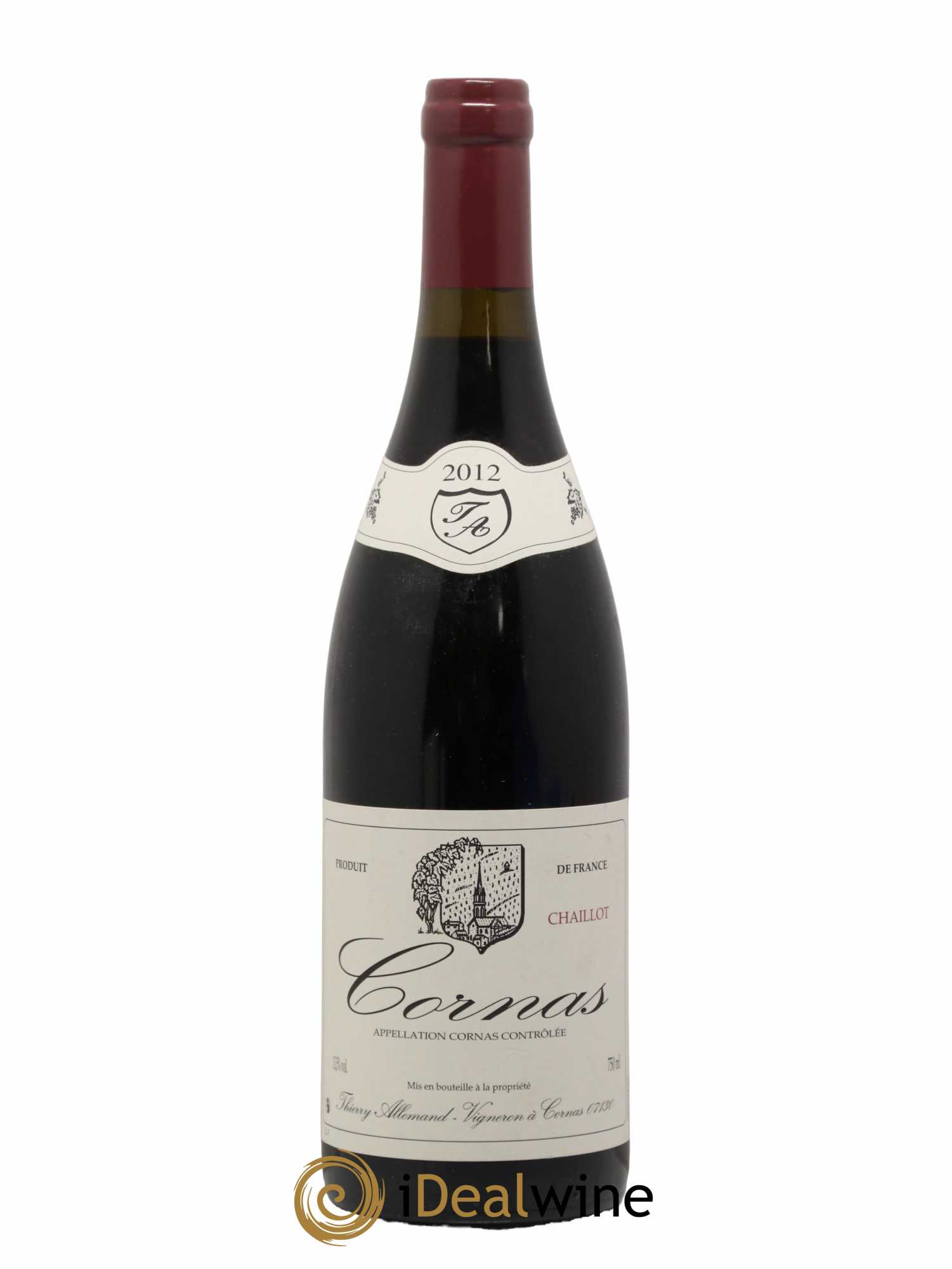 Cornas Chaillot Thierry Allemand 2012 - Lot de 1 bouteille - 0