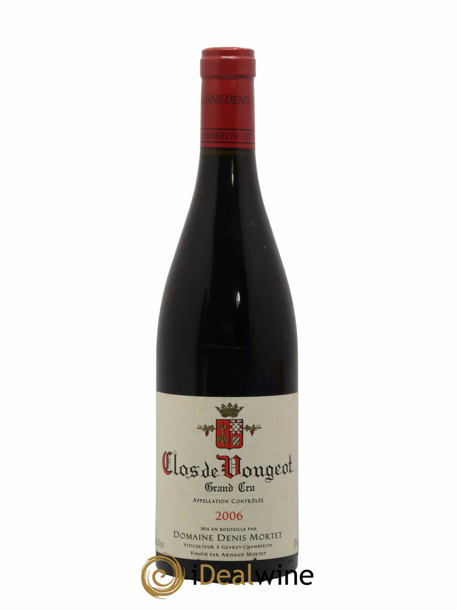 Clos de Vougeot Grand Cru Denis Mortet (Domaine) 2006 - Lot de 1 bouteille - 0