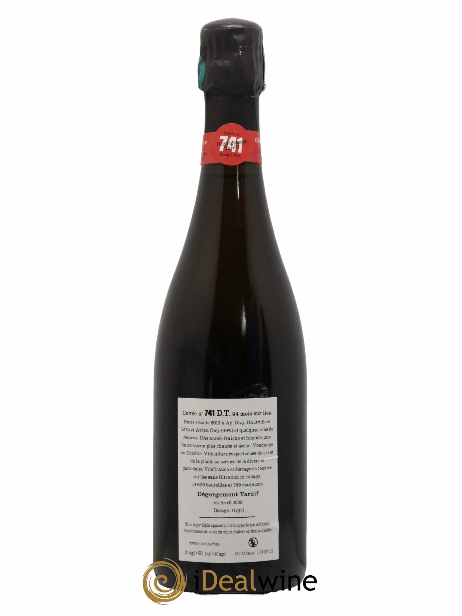 Cuvée 741 Dégorgement Tardif Extra-Brut Jacquesson - Lot de 1 bouteille - 1