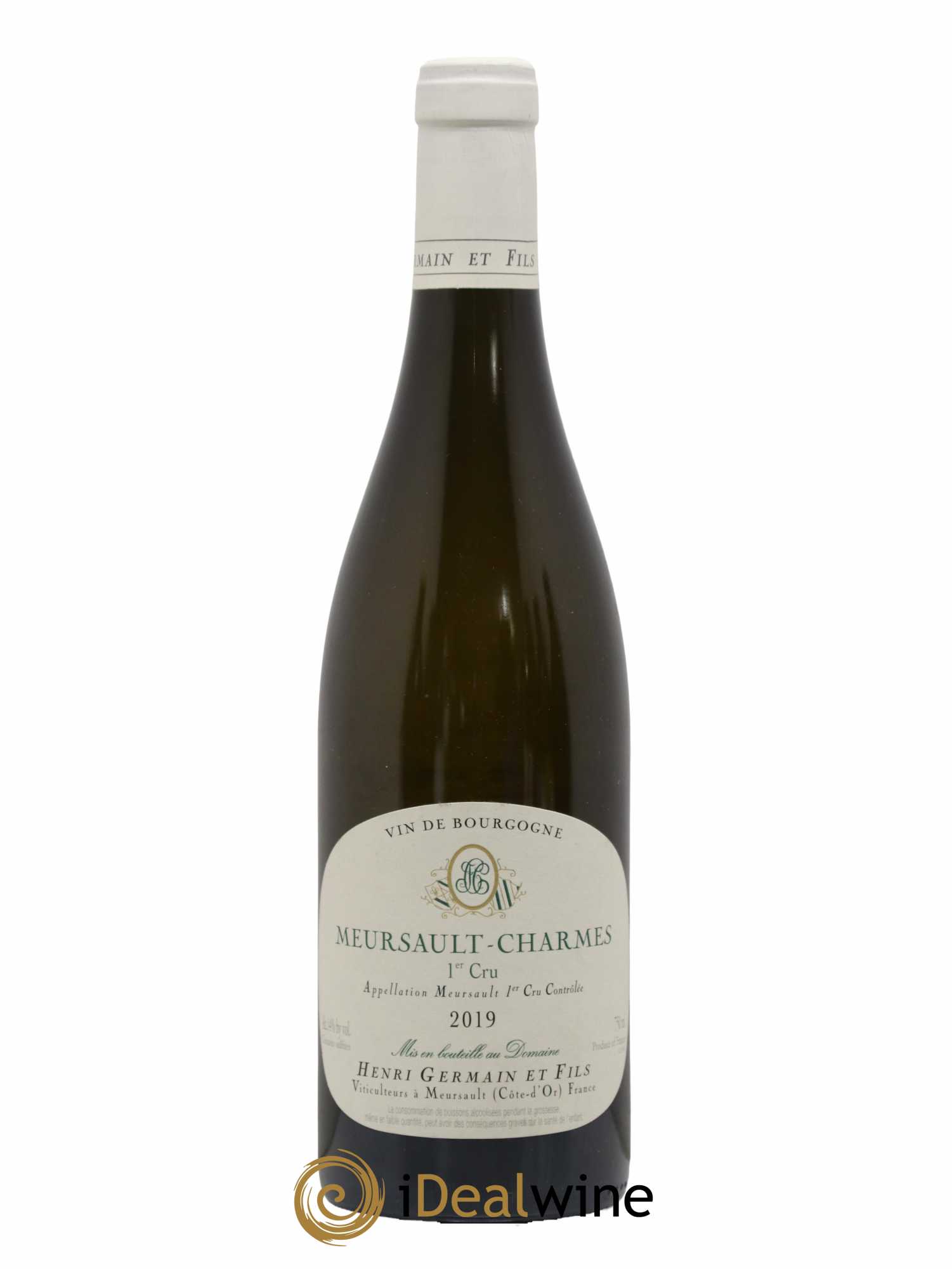 Meursault 1er Cru Charmes Henri Germain 2019 - Lot de 1 bouteille - 0