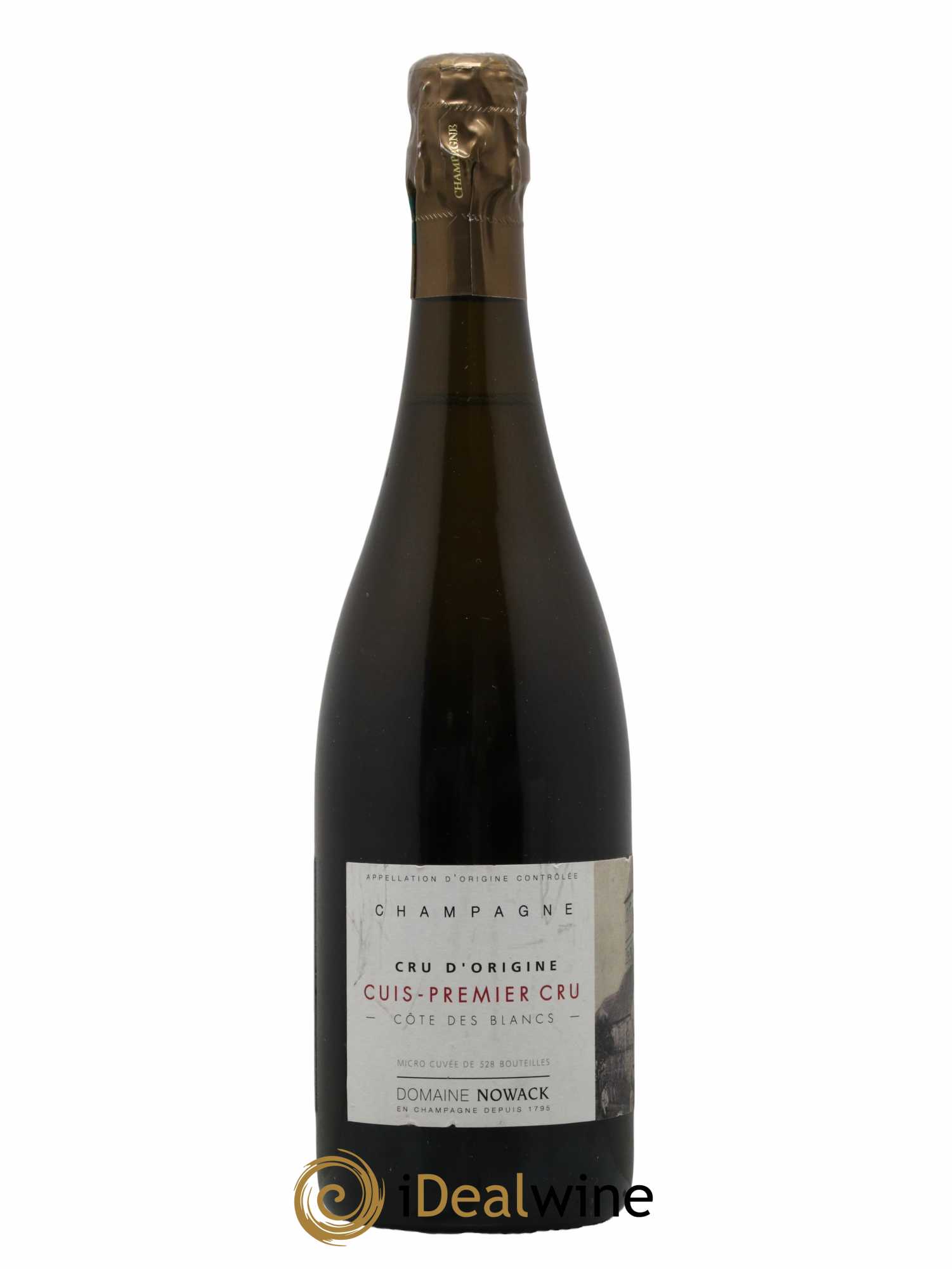 Champagne Cru d'Origine Cuis Premier Cru Domaine Nowack 2015 - Lot de 1 bouteille - 0