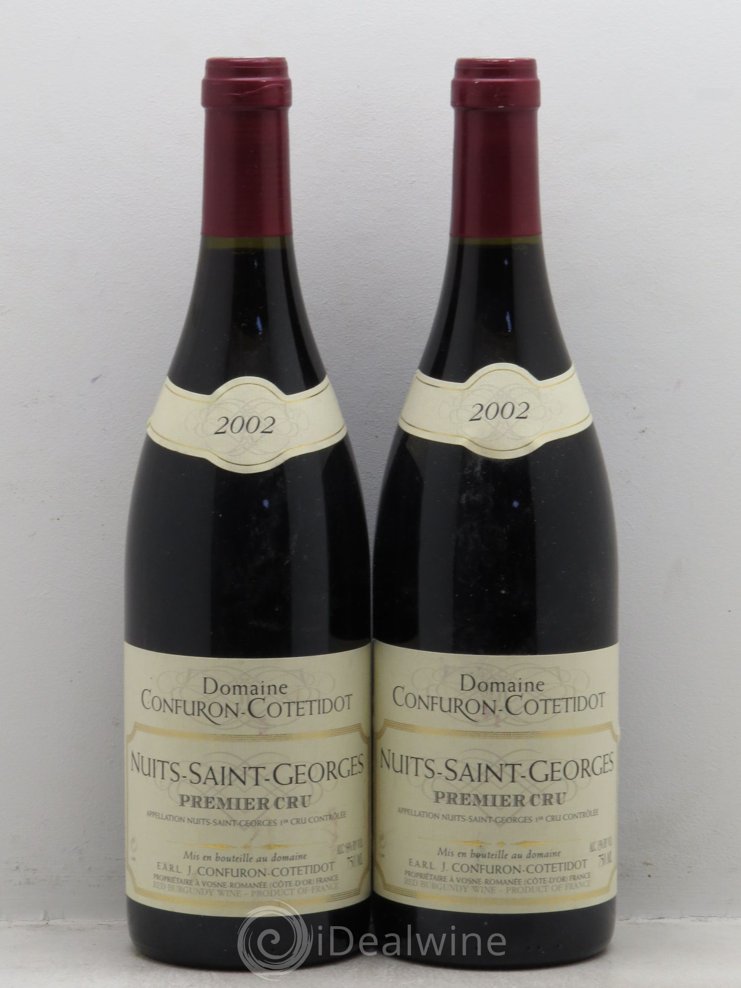 Nuits-Saint-Georges 1er Cru 2002 - Lot de 2 bouteilles - 0