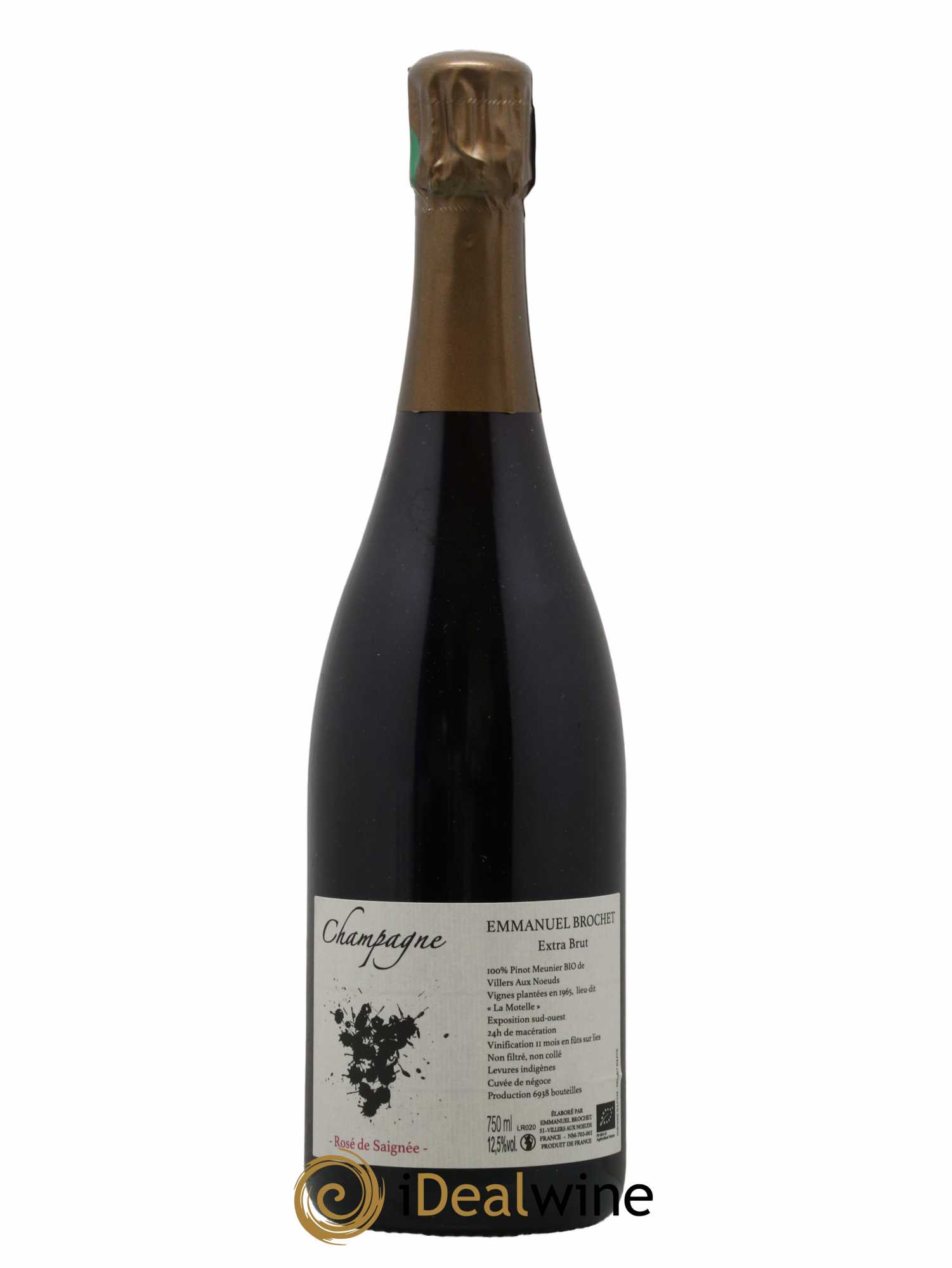 Rosé de Saignée Extra-Brut Emmanuel Brochet - Lot de 1 bouteille - 0