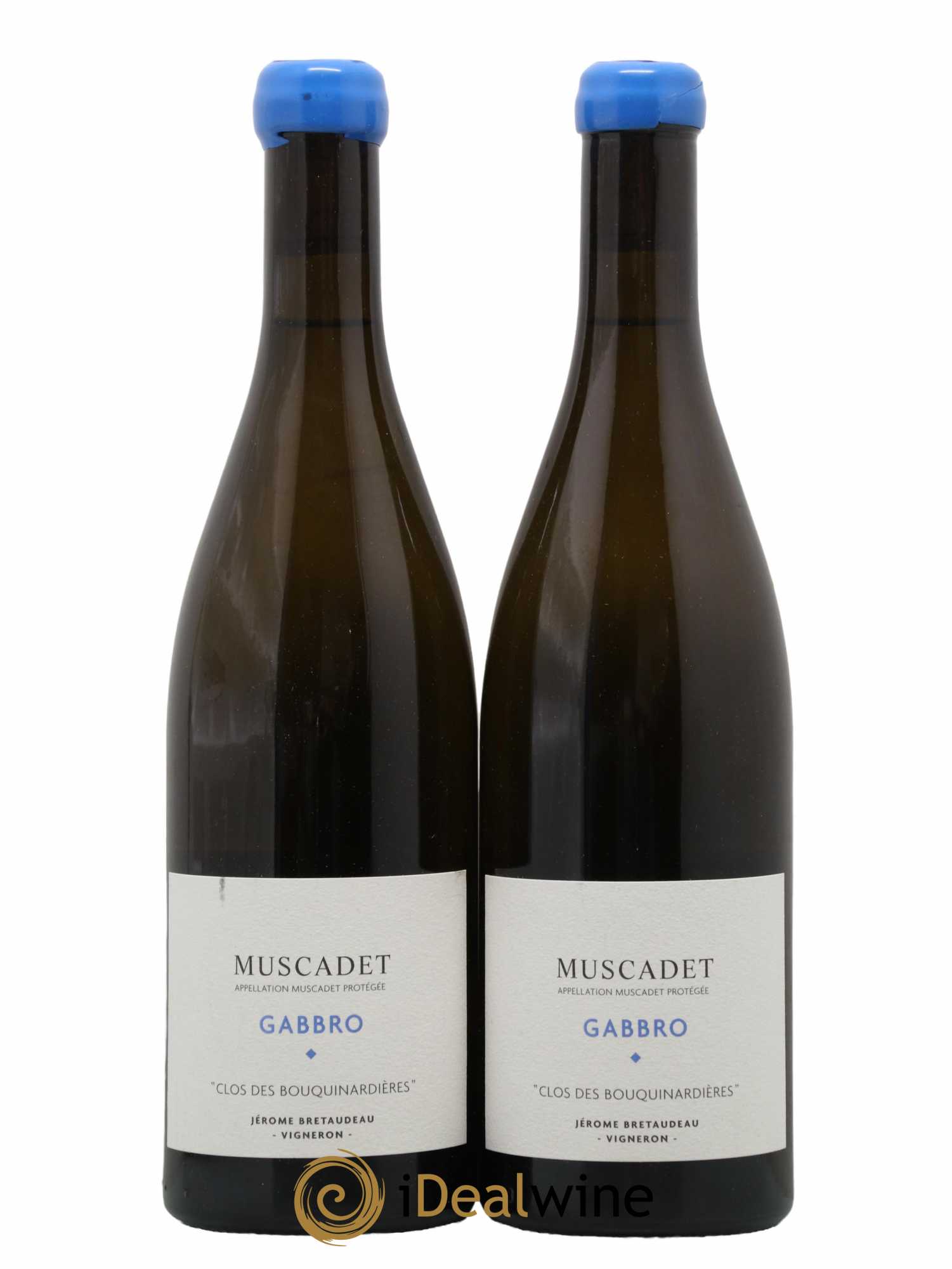 Muscadet-Sèvre-et-Maine Gabbro Clos des Bouquinardières Jérôme Bretaudeau - Domaine de Bellevue 2021 - Lot de 2 bouteilles - 0