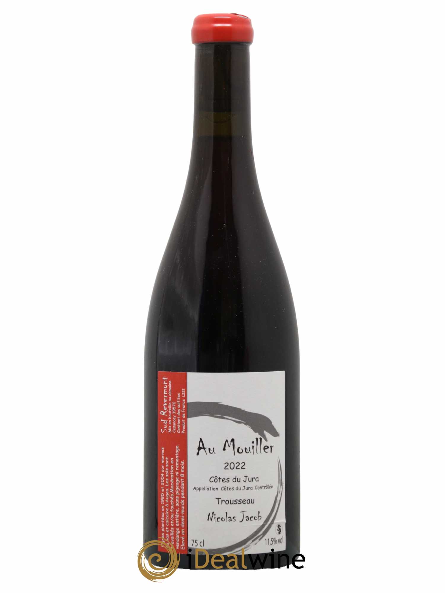 Côtes du Jura Trousseau Au Mouiller Nicolas Jacob 2022 - Lot de 1 bouteille - 0