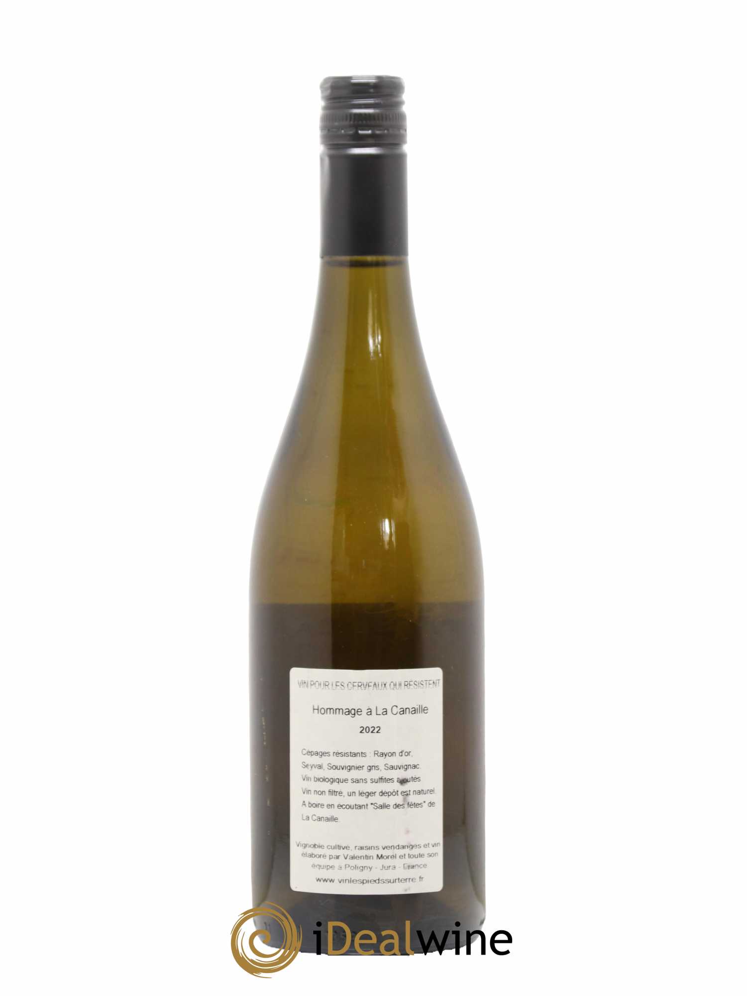 Vin de France Les Mains Dans Le Cambouis Mais Pas Un Genou A Terre Hommage A La Canaille Valentin Morel 2022 - Lot de 1 bouteille - 1