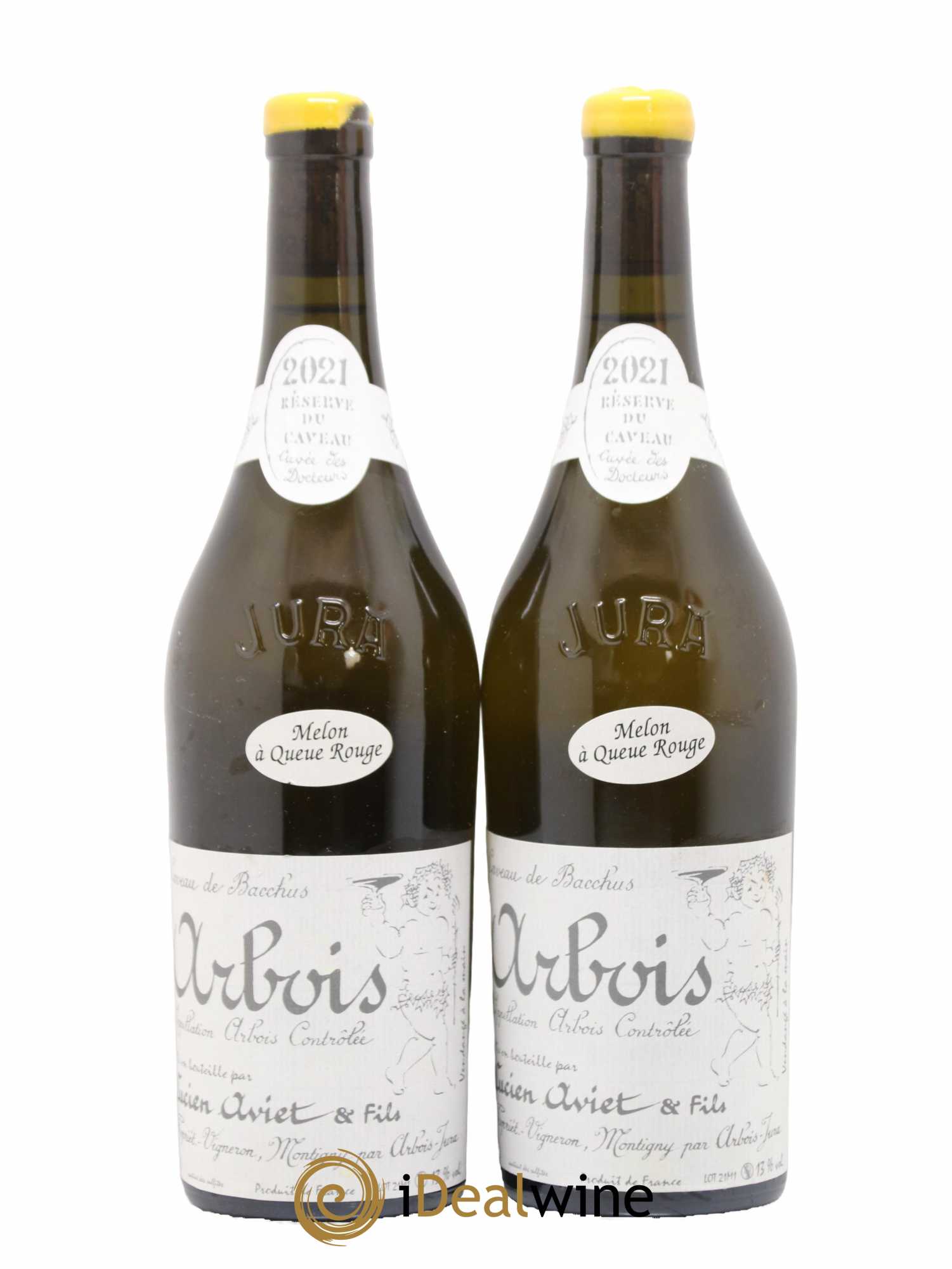 Arbois Melon à Queue Rouge Cuvée des Docteurs Lucien Aviet (Domaine) 2021 - Lot de 2 bouteilles - 0