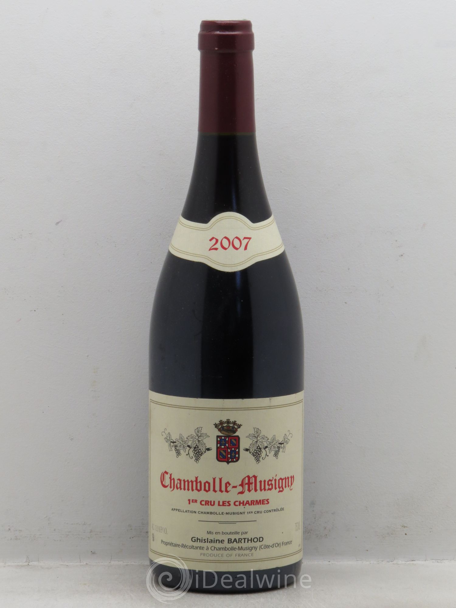 Chambolle-Musigny 1er Cru G.Barthod 2007 - Posten von 1 Flasche - 0