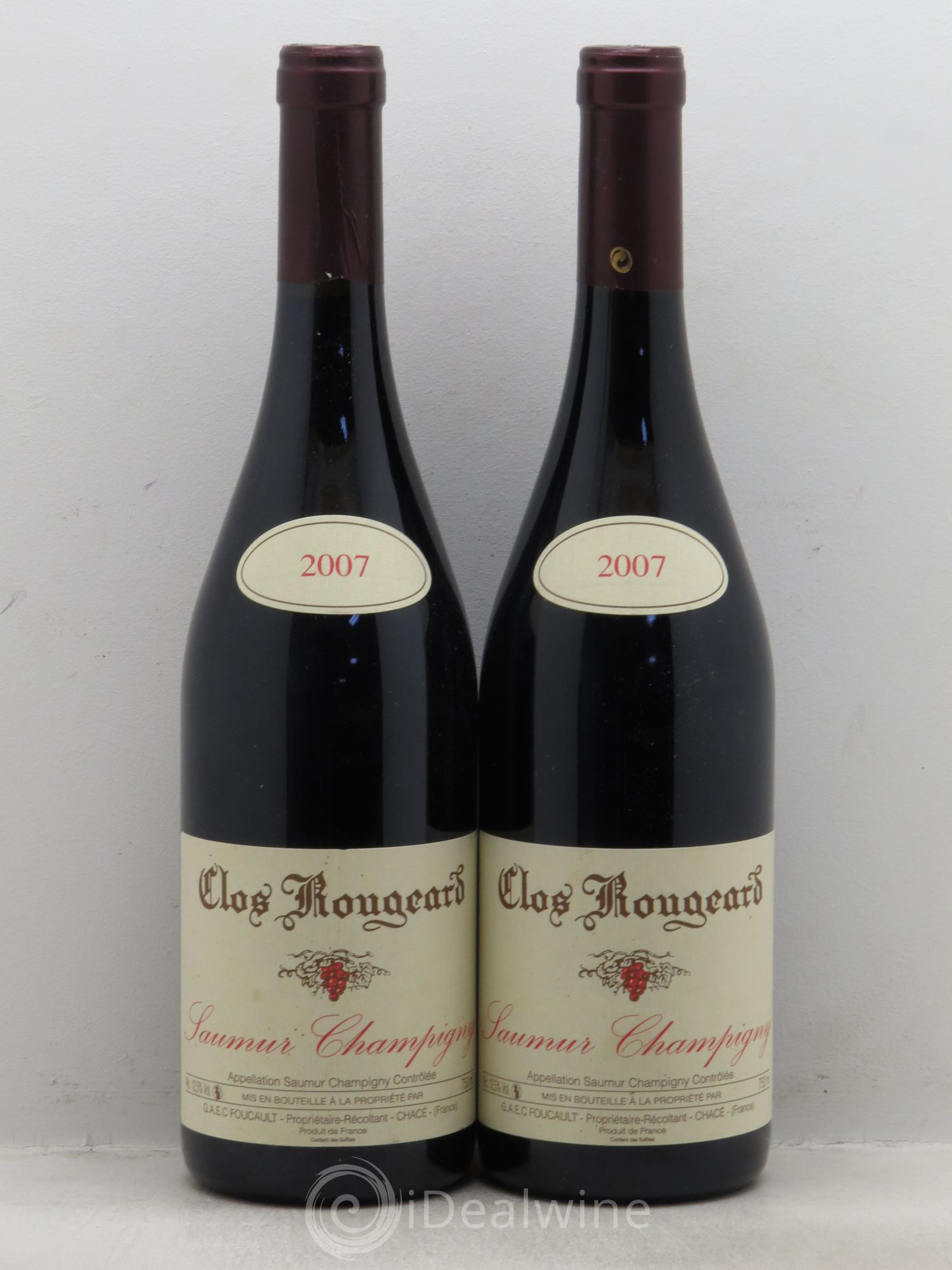 Saumur-Champigny Clos Rougeard 2007 - Lot de 2 bouteilles - 0