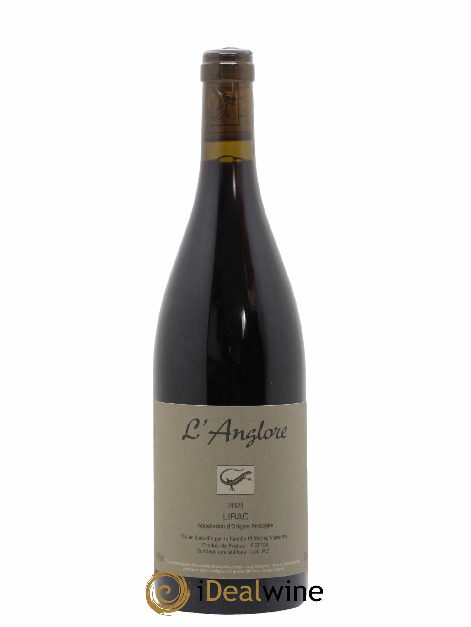 Lirac L'Anglore 2021 - Lot de 1 bouteille - 0