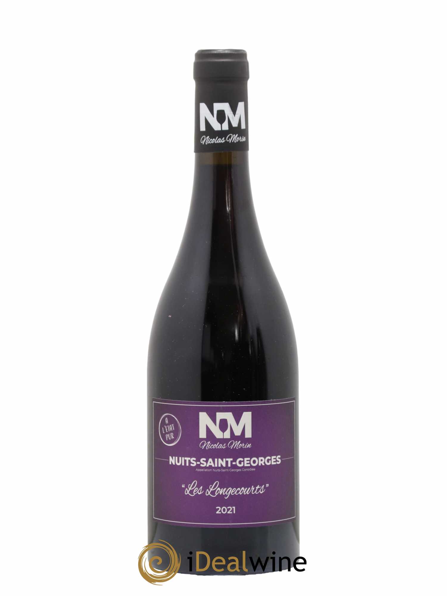 Nuits-Saint-Georges Les Longecourts Nicolas Morin 2021 - Lot de 1 bouteille - 0