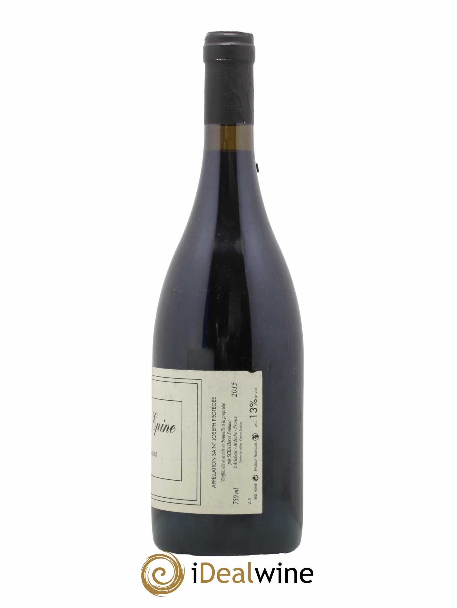 Saint-Joseph Sainte Epine Hervé Souhaut - Domaine Romaneaux-Destezet 2015 - Lot de 1 bouteille - 1