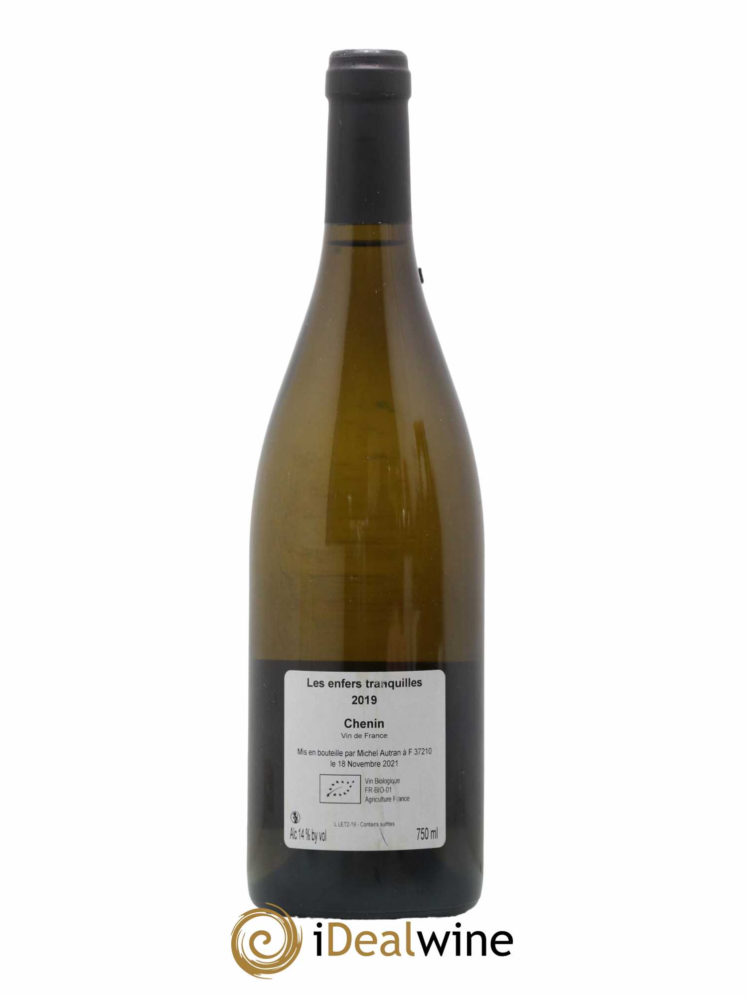 Vin de France Les Enfers Tranquilles Michel Autran 2019 - Lot de 1 bouteille - 1