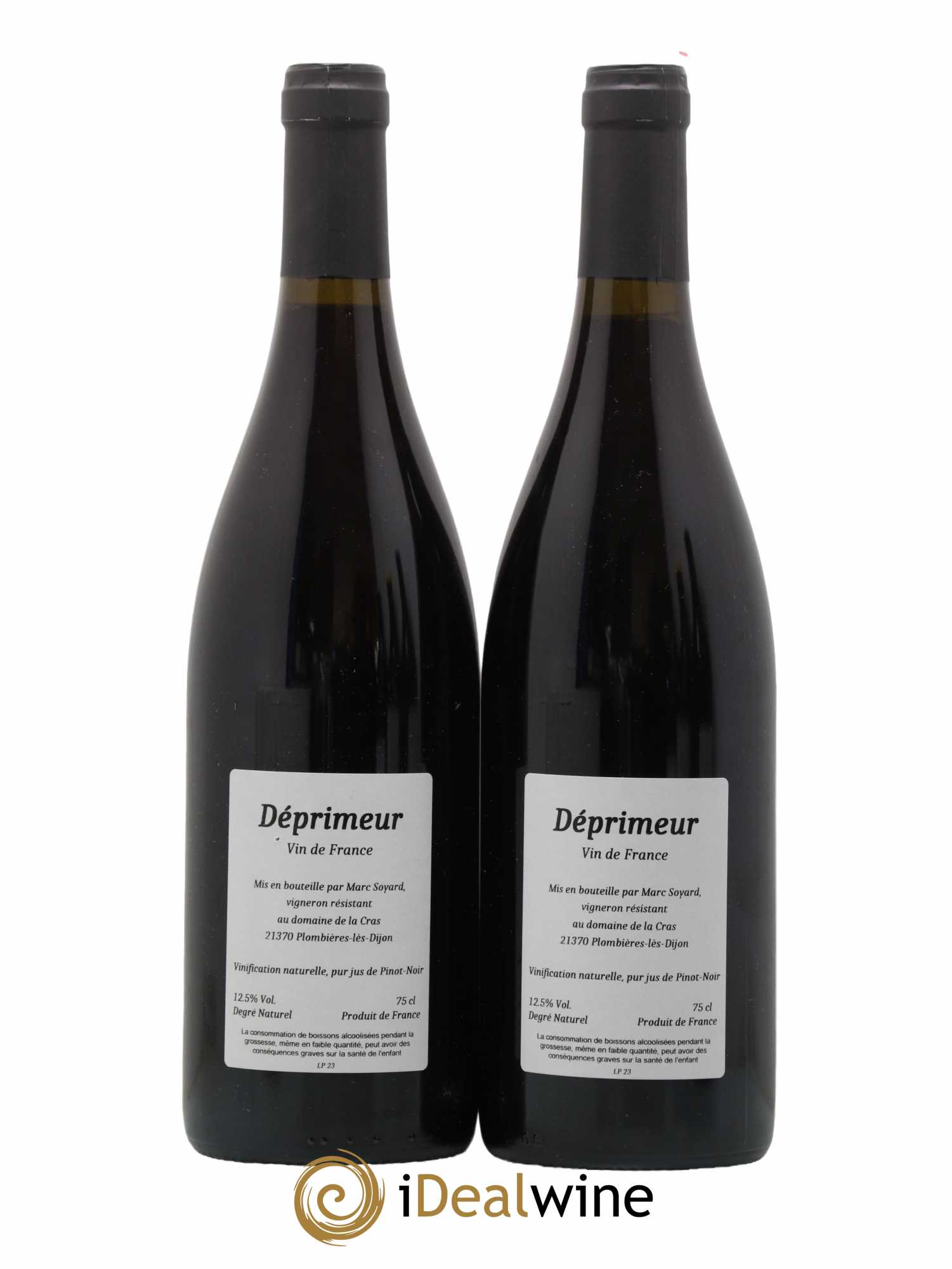 Vin de France Soyard Deprimeur 2023 - Lot de 2 bouteilles - 0