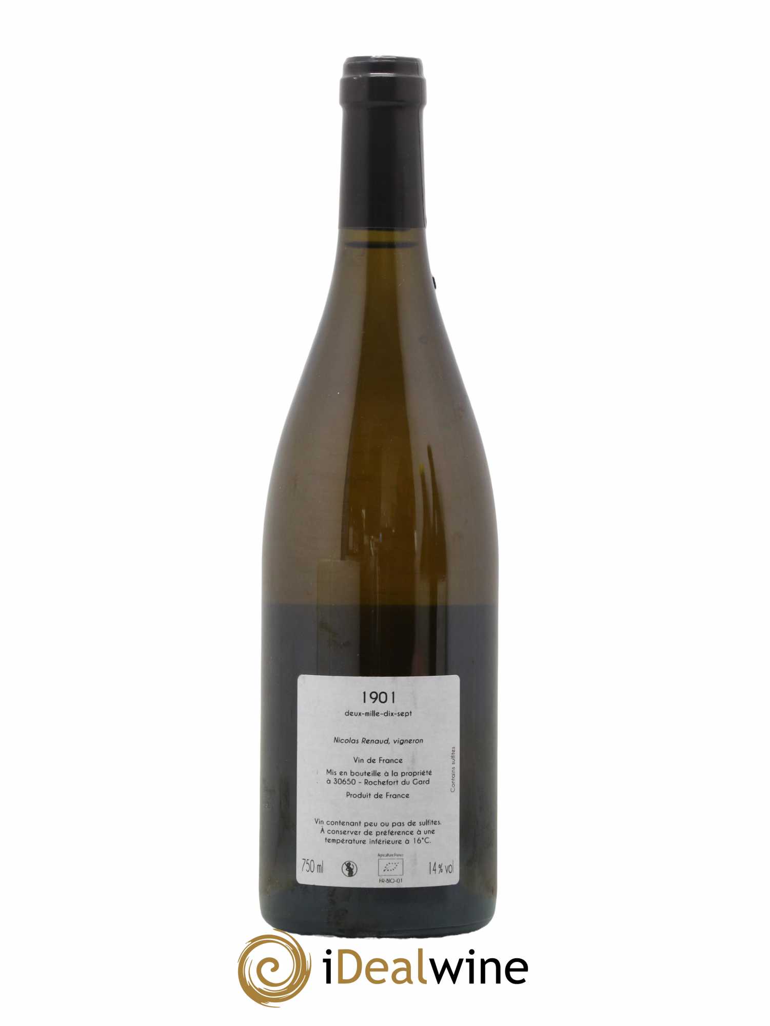 Vin de France 1901 Les Grillons 2017 - Lot de 1 bouteille - 1