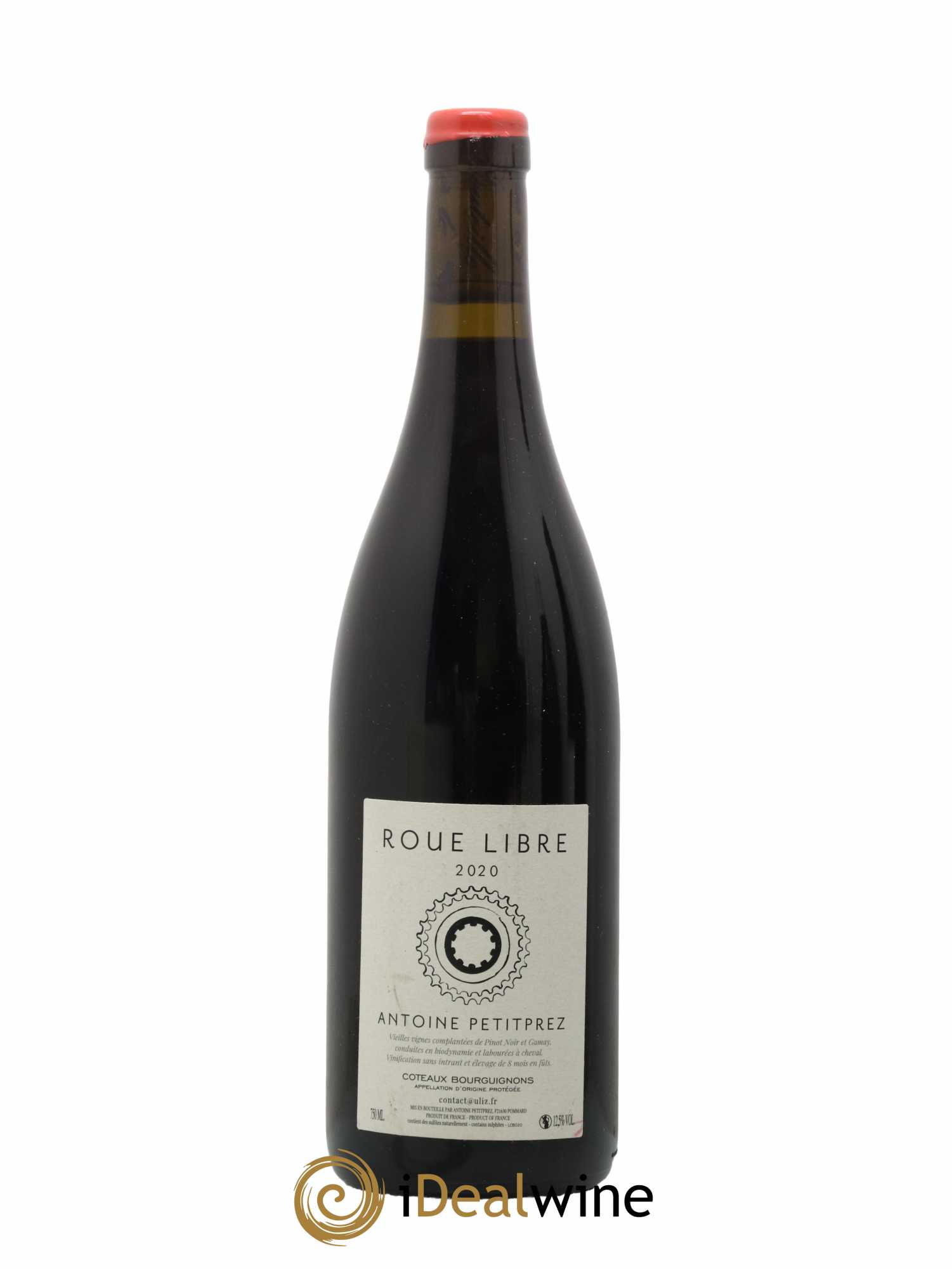Coteaux Bourguignons Roue Libre Antoine Petitprez<br> 2020 - Lot de 1 bouteille - 0