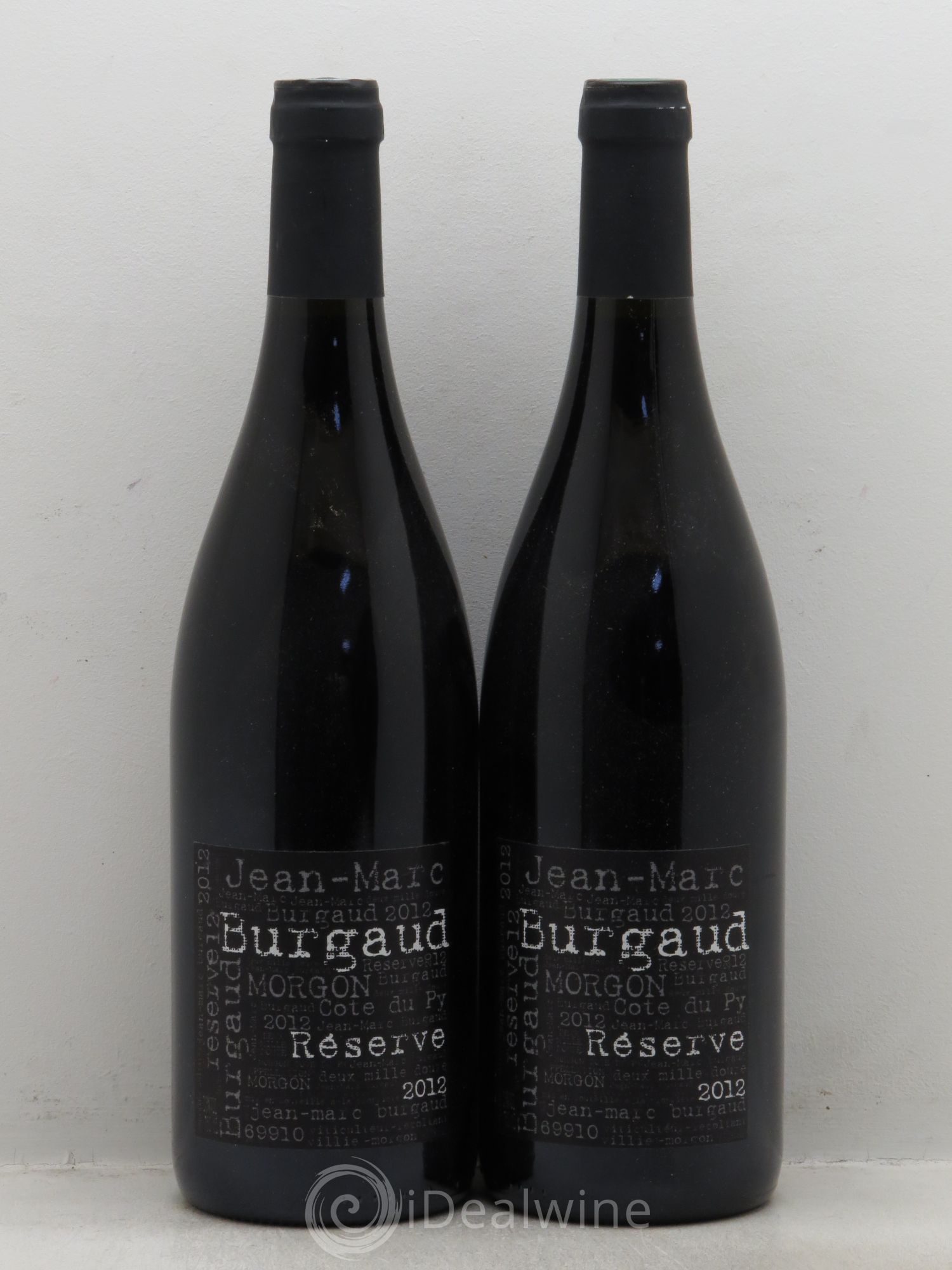 Morgon Côte du Py Réserve Jean-Marc Burgaud (Domaine) 2012 - Lot de 2 bouteilles - 0