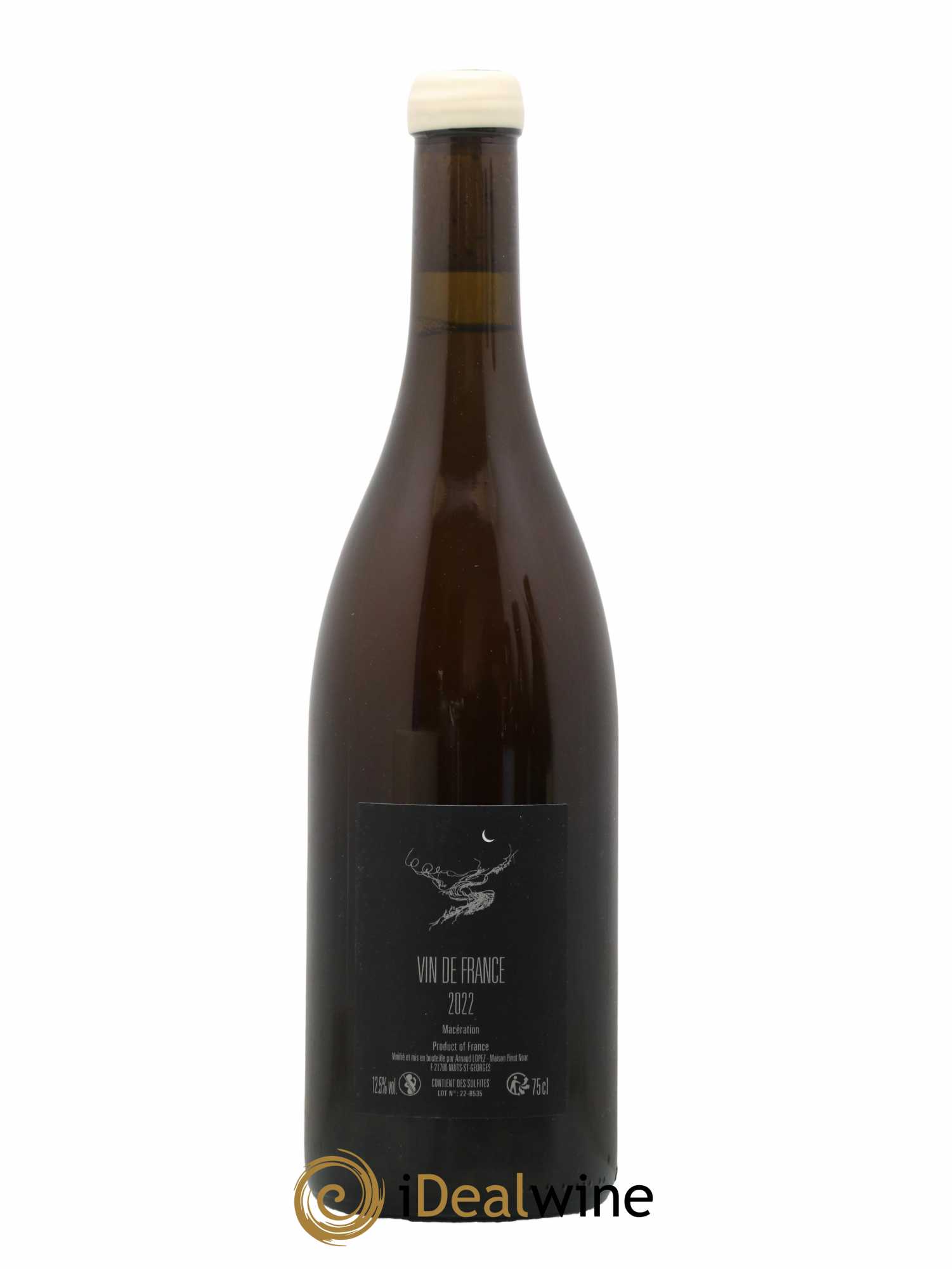 Vin de France Macération Pinot Blanc Arnaud Lopez 2022 - Lot de 1 bouteille - 1