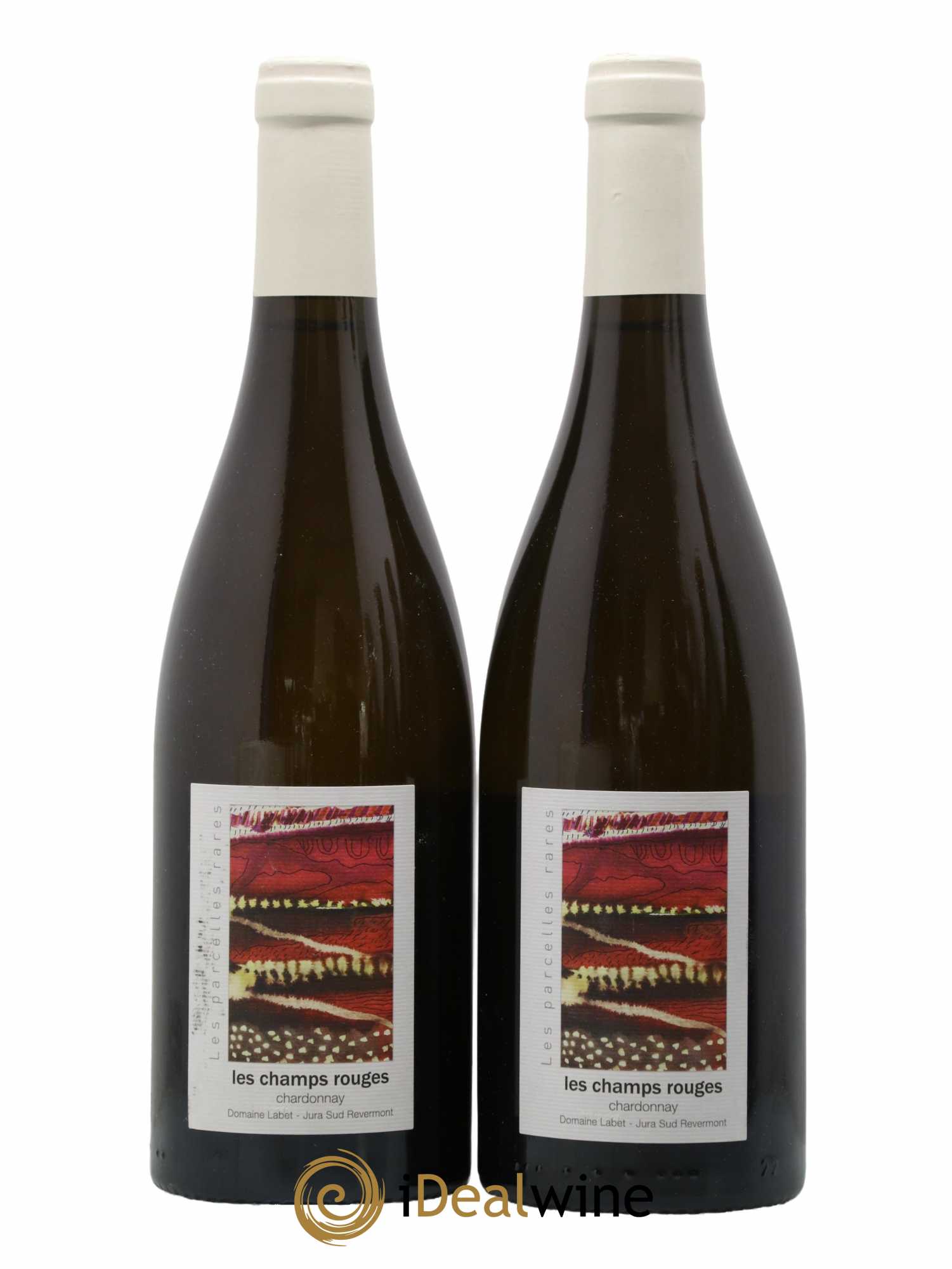 Côtes du Jura Chardonnay Les Champs Rouges Romain - Julien - Charline Labet 2020 - Lot de 2 bouteilles - 0