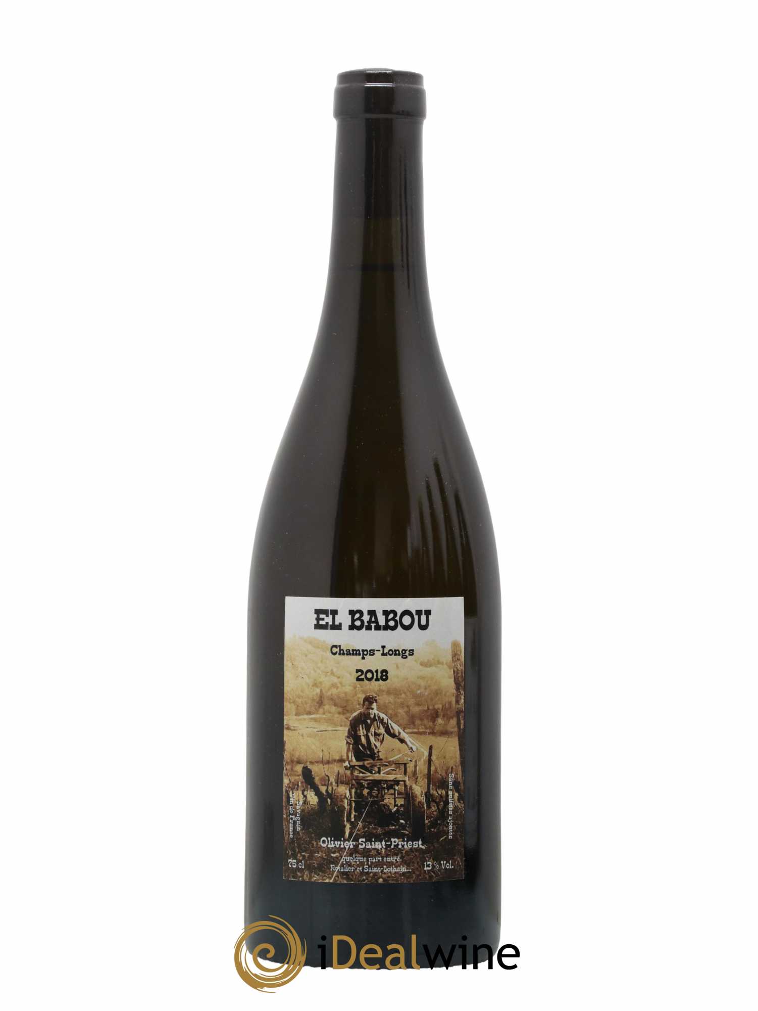 Vin de France Savagnin Champs Longs El Babou Olivier Saint Priest 2018 - Lot de 1 bouteille - 0