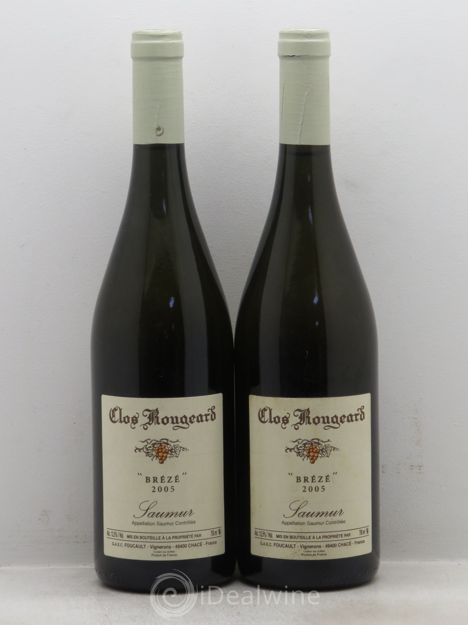 Saumur Brézé Clos Rougeard 2005 - Lot de 2 bouteilles - 0
