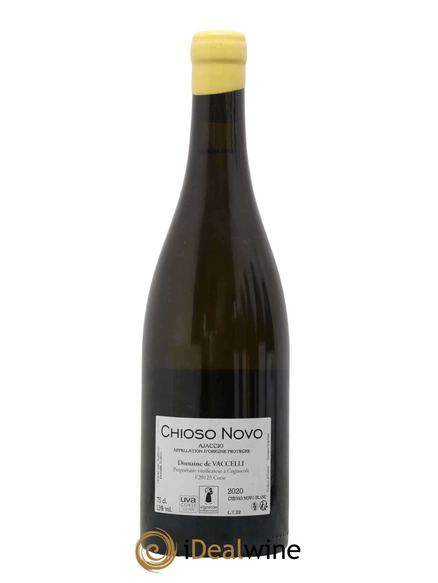Ajaccio Chioso Novo Vaccelli 2020 - Lot de 1 bouteille - 1
