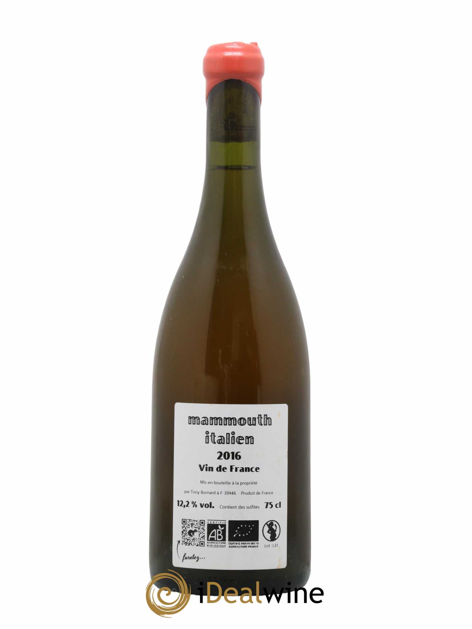 Vin de France Mammouth Italien Bornard 2016 - Lotto di 1 bottiglia - 1