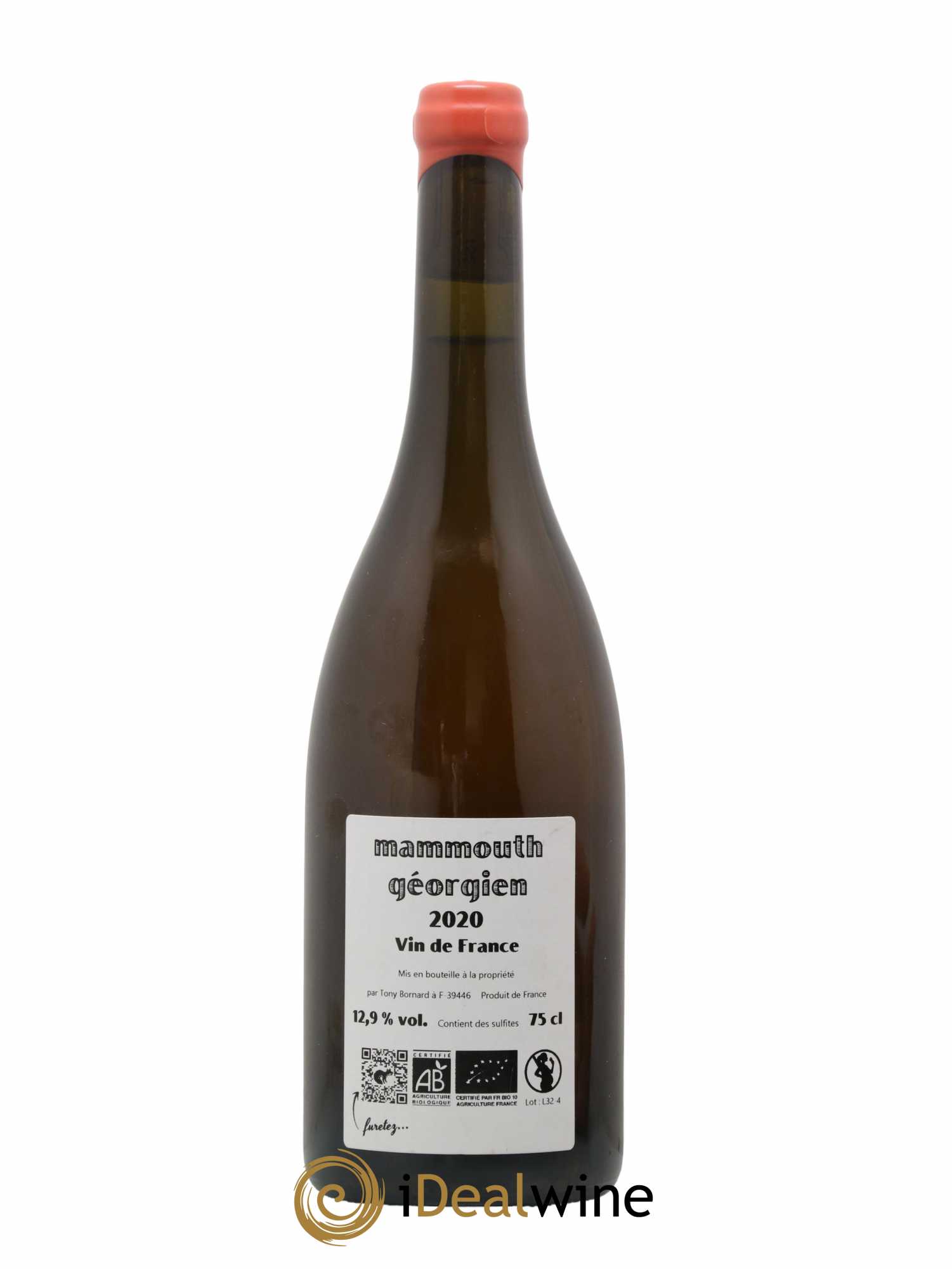 Vin de France Mammouth Georgien Bornard 2020 - Lot of 1 bottle - 1