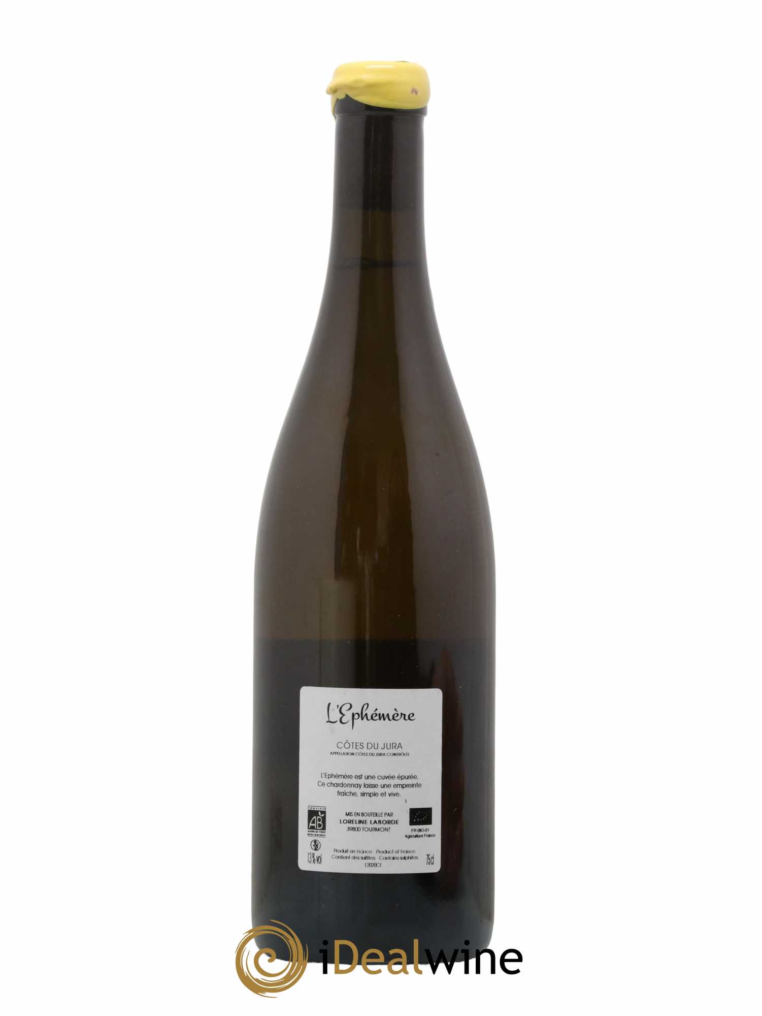 Côtes du Jura Chardonnay L'Ephémère Les Granges Paquenesses 2020 - Lot de 1 bouteille - 1
